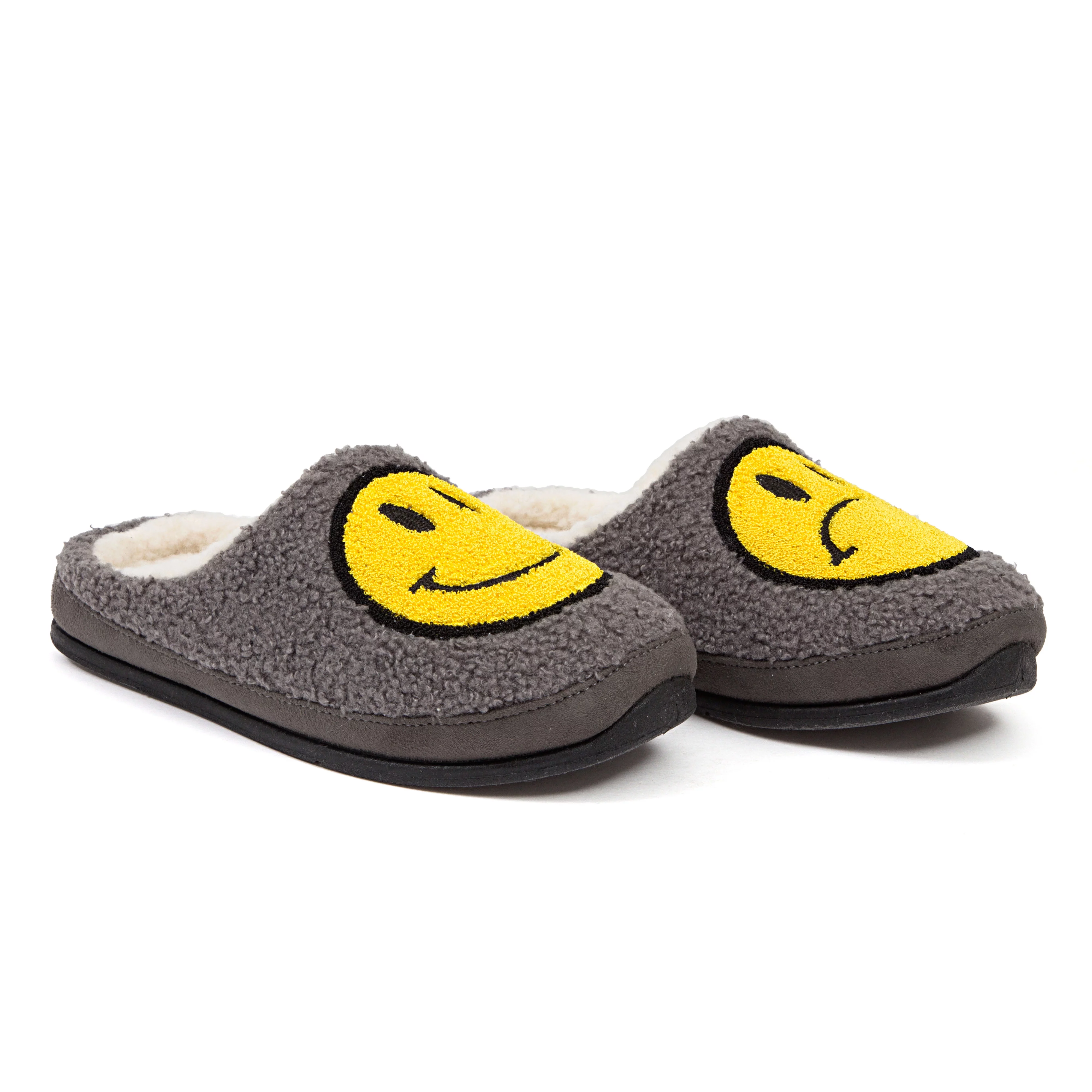 Deer Stags Unisex Wink Memory Foam Slipper - Charcoal/White - 11 Medium