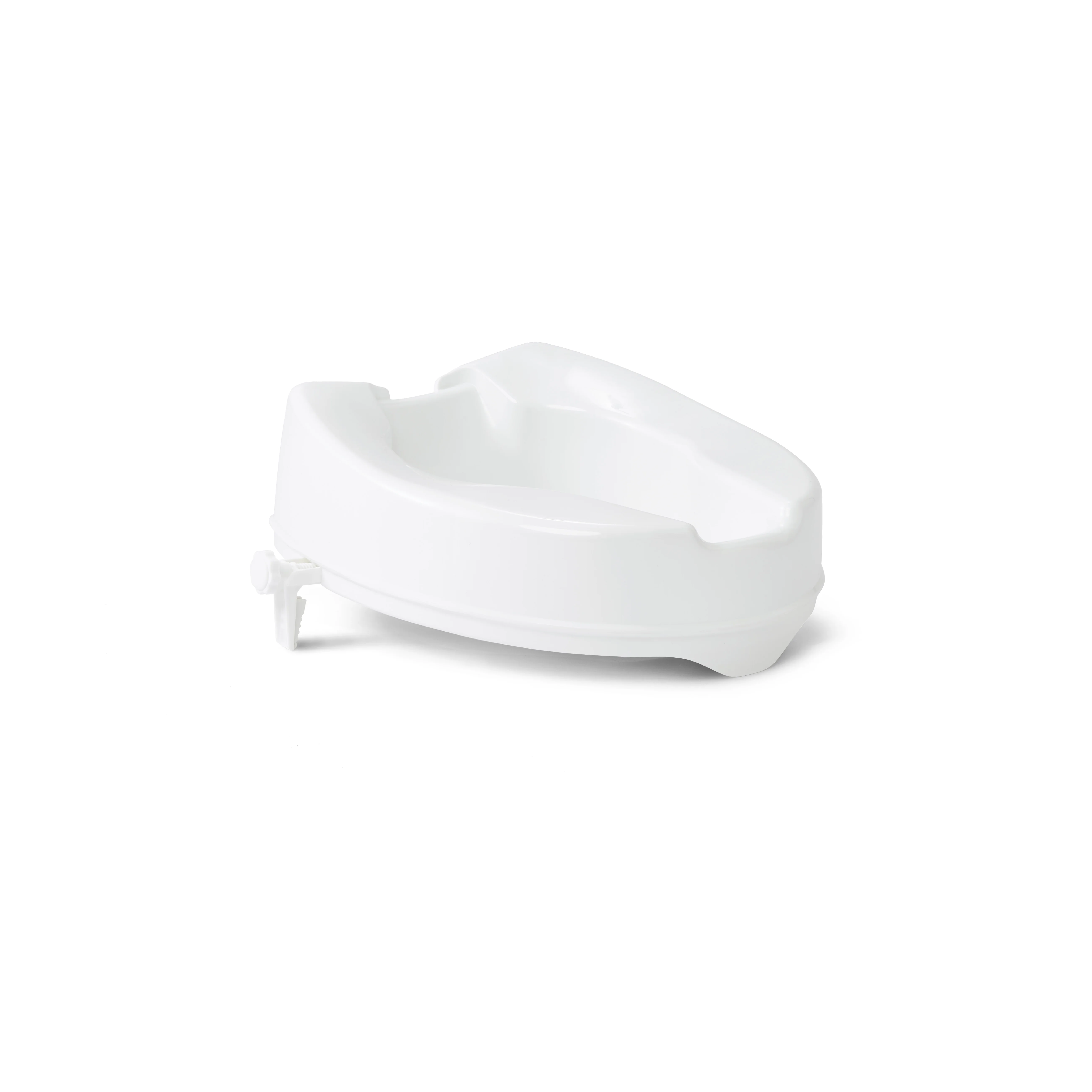 Medline Raised Toilet Seat with Secure Side Locks, 4