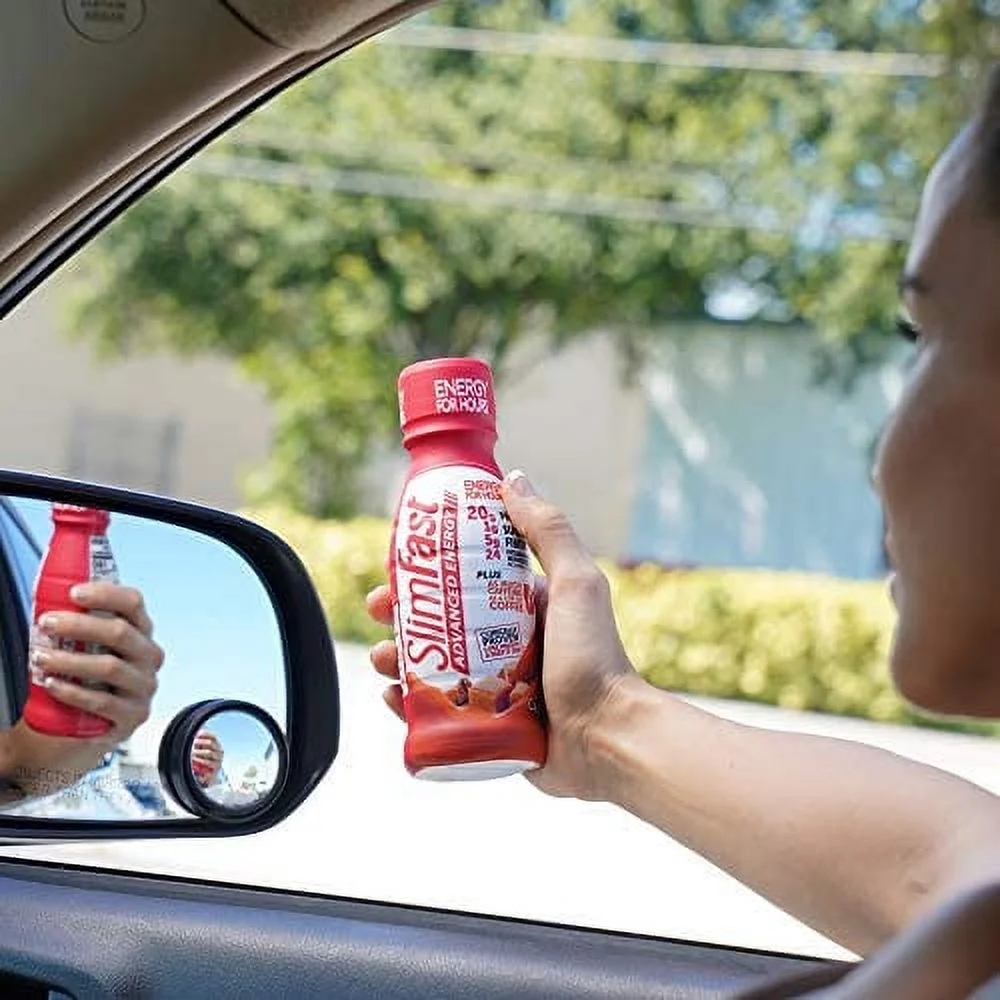 Advanced Energy High Protein Meal Replacement Shake, Caramel Latte, 20g of Ready to Drink Protein with Caffeine, 11 Fl. Oz Bottle, 15 Count