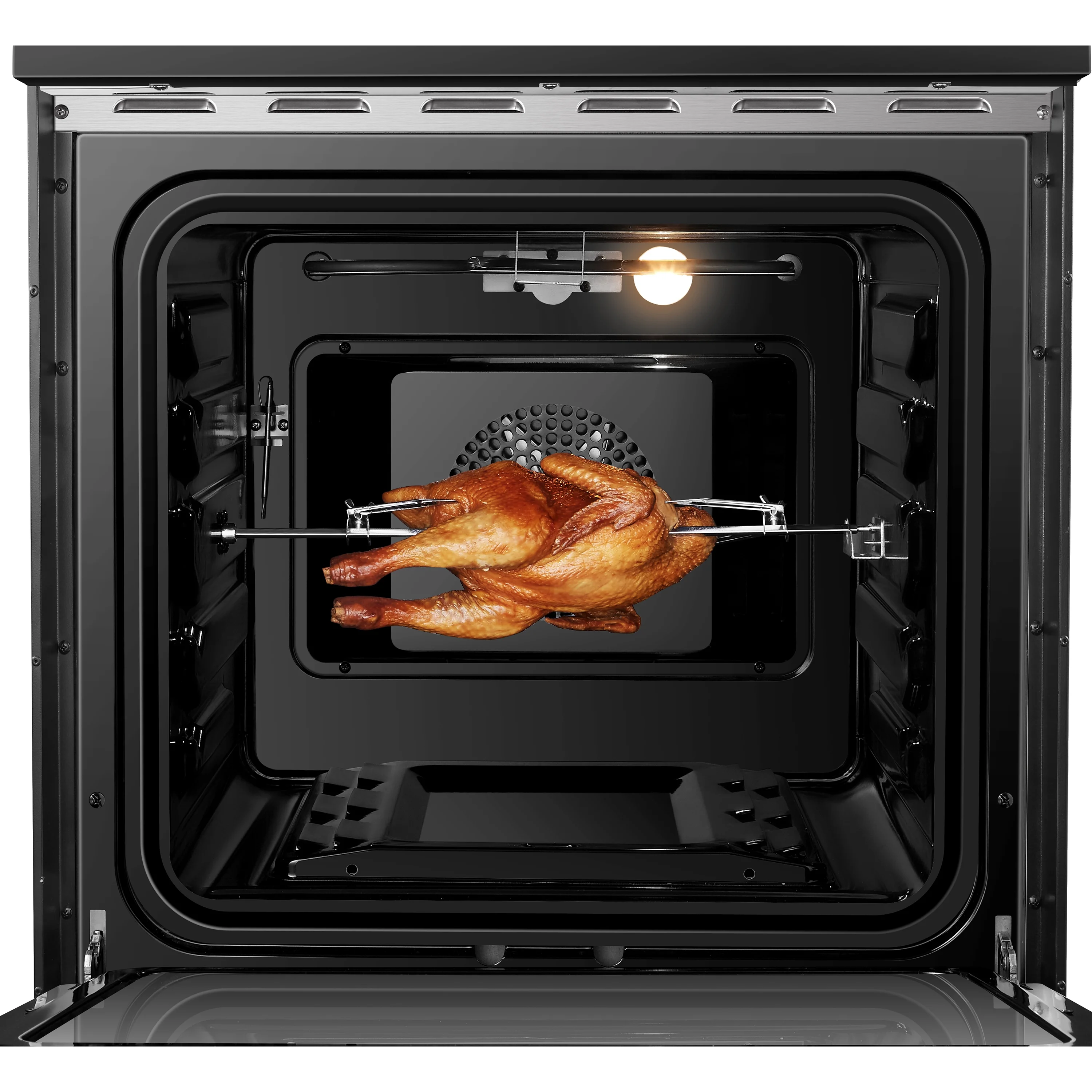 Lanbo 24 inch 2.9 Cu.ft Freestanding Electric Range with Rotisserie and  Convection Oven