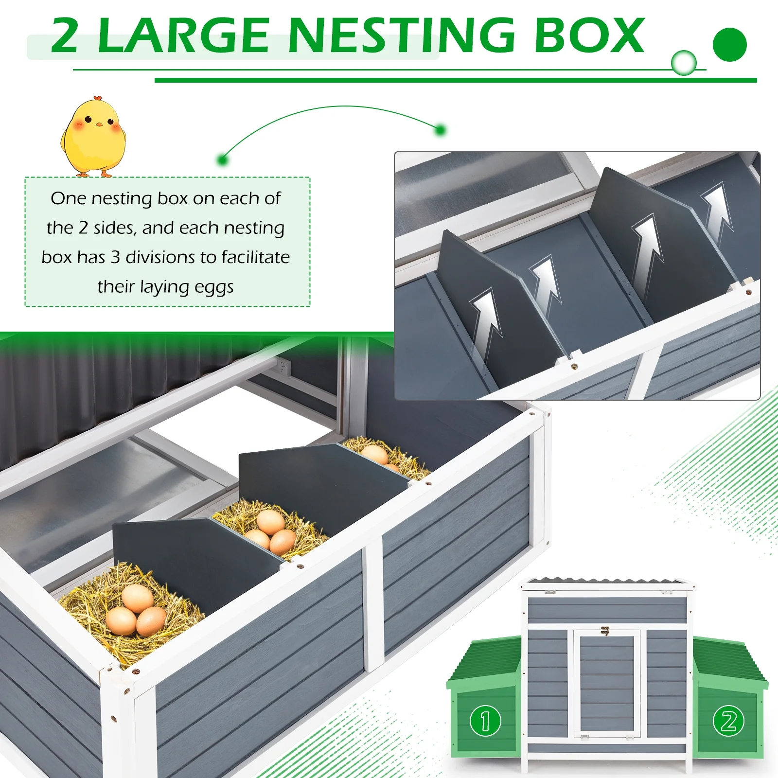 YODOLLA Chicken Coop 56