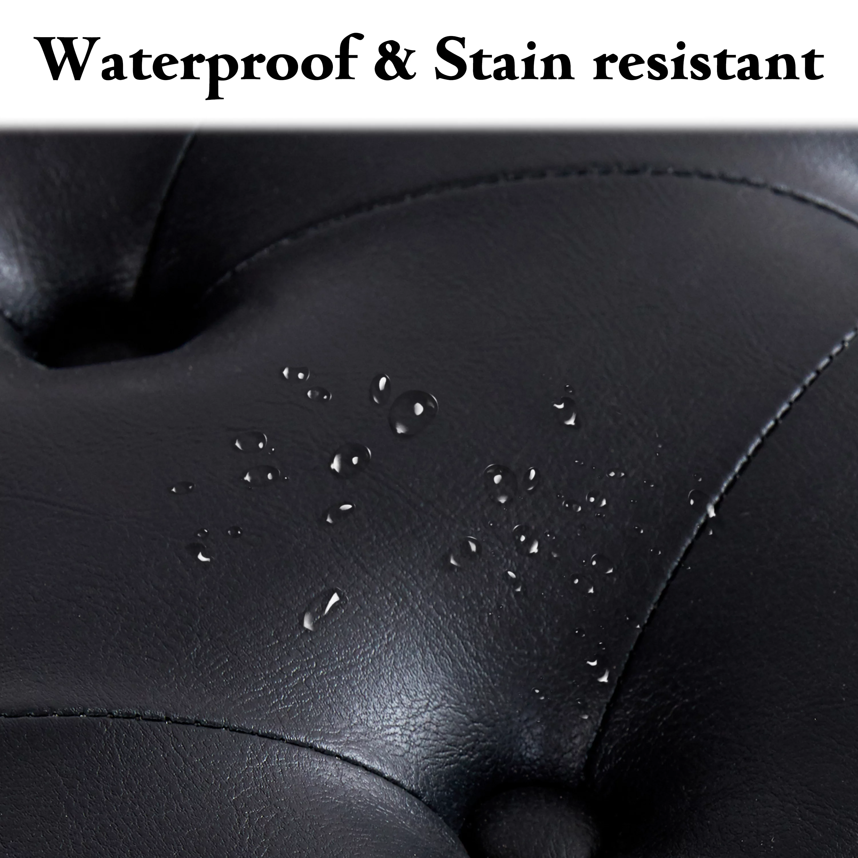 HUIMO Bedroom Bench End of Bed, Upholstered Dining Bench for Kitchen, Button-Tufted Entryway Bench, Fabric Ottoman Bench for Living Room, Black