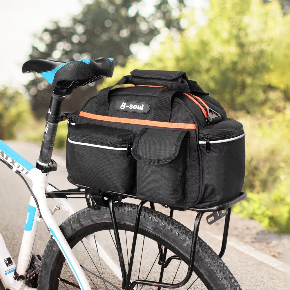 B-SOUL Bike Pannier,Bike Rear Seat 15L Bike Rear