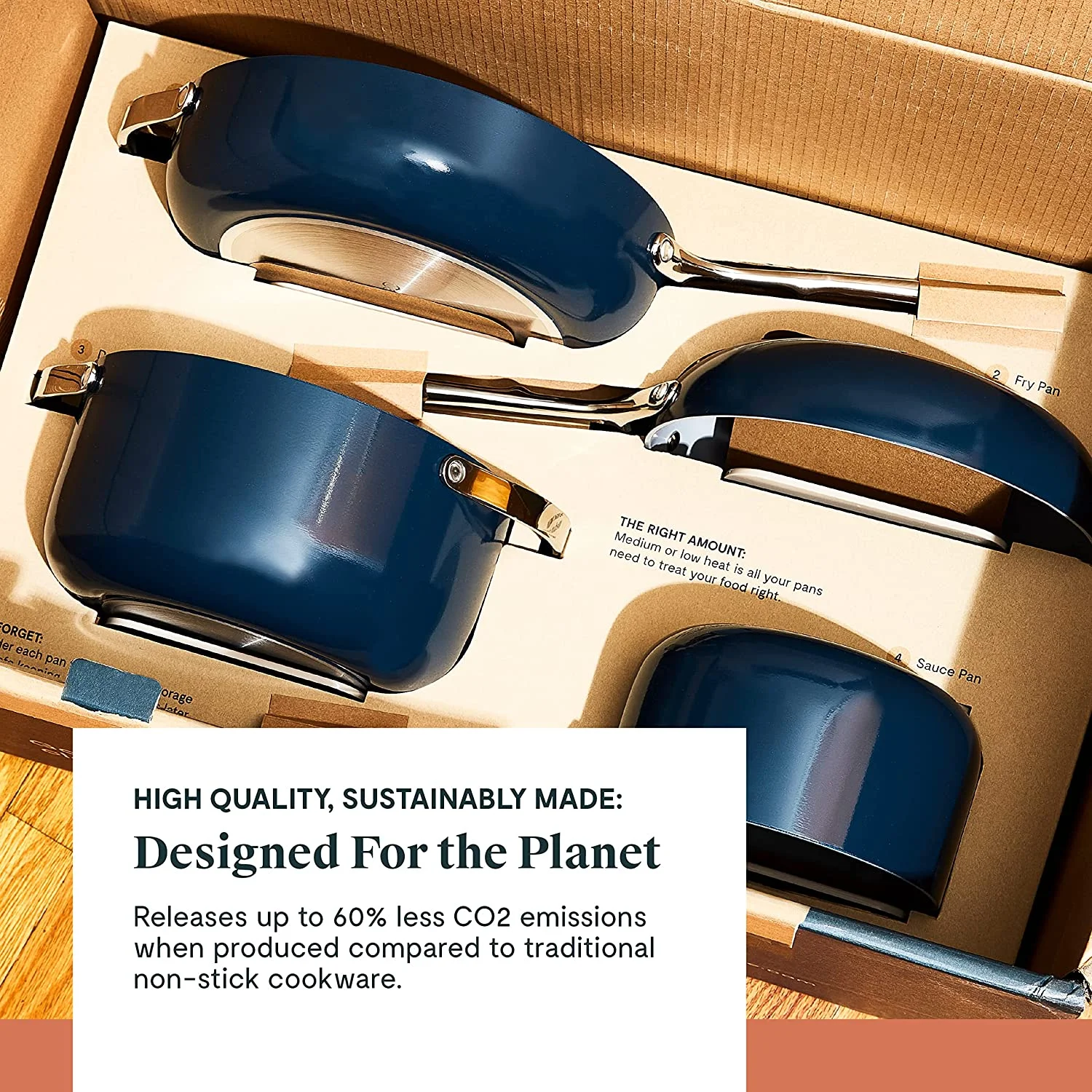 Caraway Nonstick Ceramic Cookware Set (12 Piece) Pots  Pans  Lids and Kitchen Storage - Non Toxic  PTFE & PFOA Free - Oven Safe & Compatible with All Stovetops (Gas  Electric &