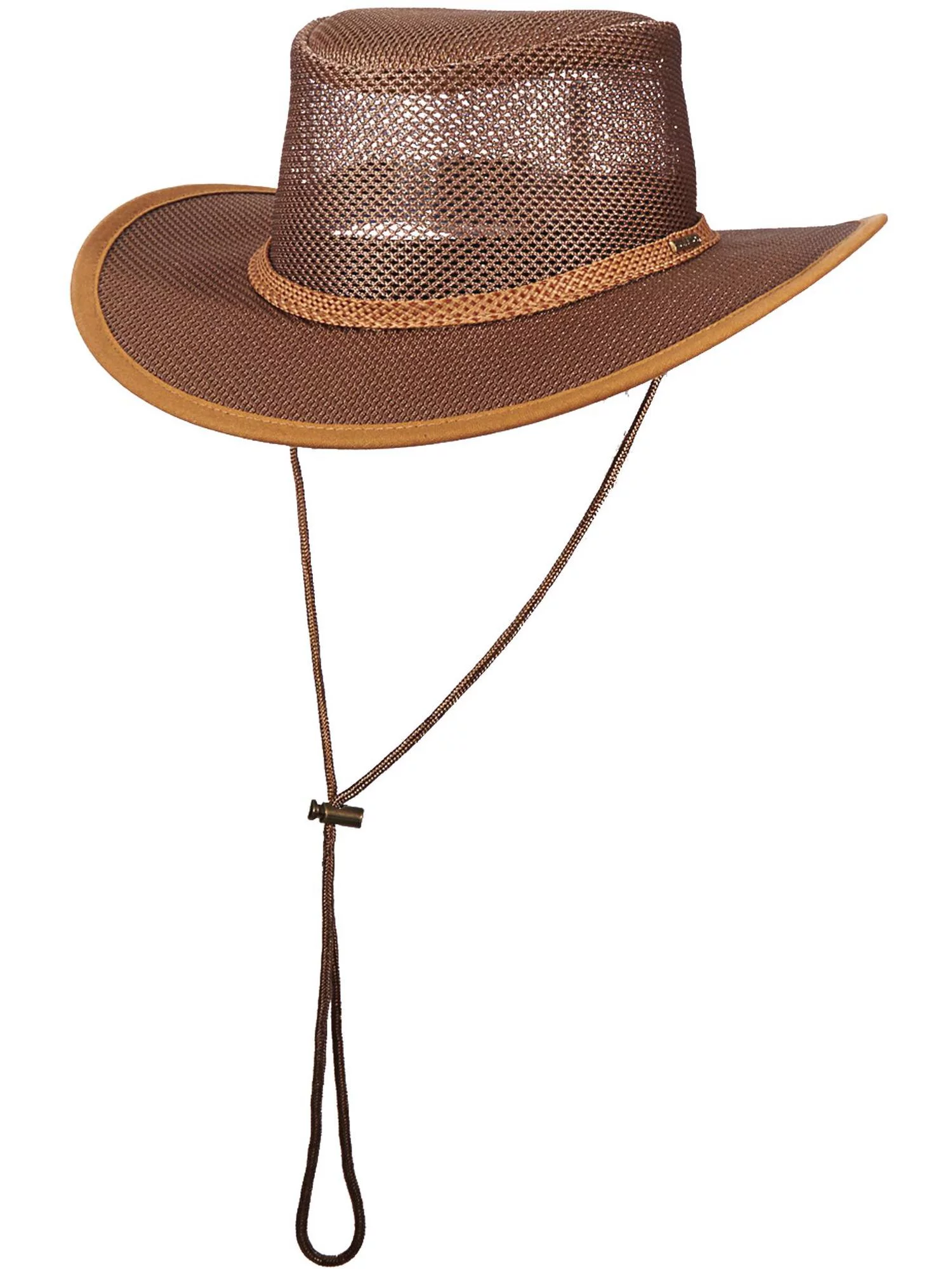 Stetson Men's Grand Canyon Mesh Covered Safari Hat (Beaver, Small)