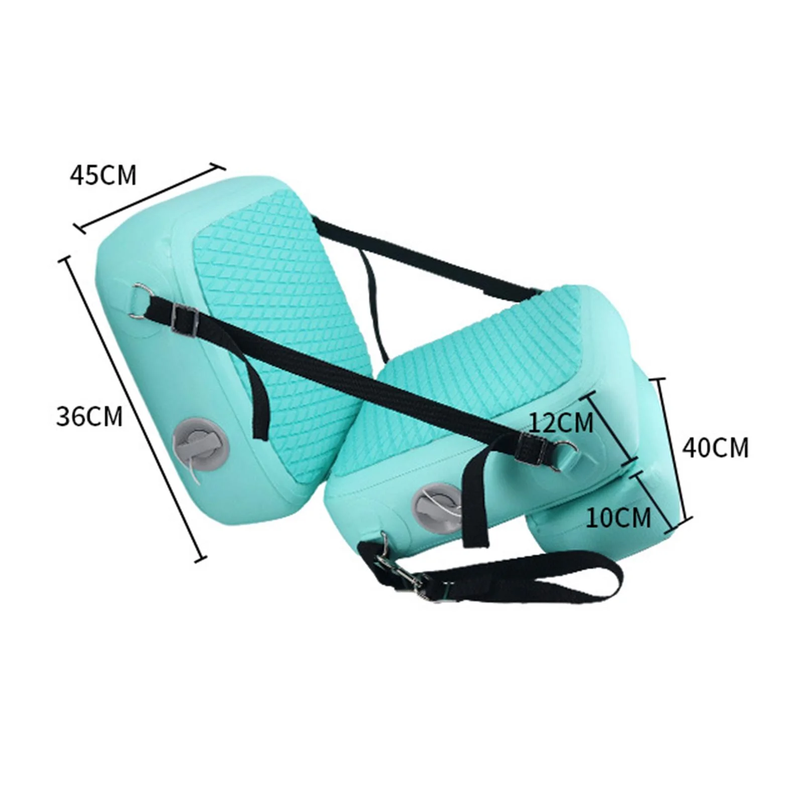 Tnarru Inflatable Kayak Boat Seat,Fishing Seat Padded,Durable Support Canoe Seat Air Cushion for Kayaking,Camping,Bleachers,Drifting