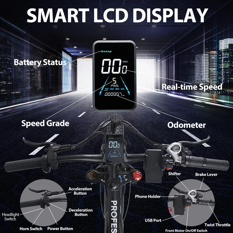 KETELES Electric Bike for Adults 26