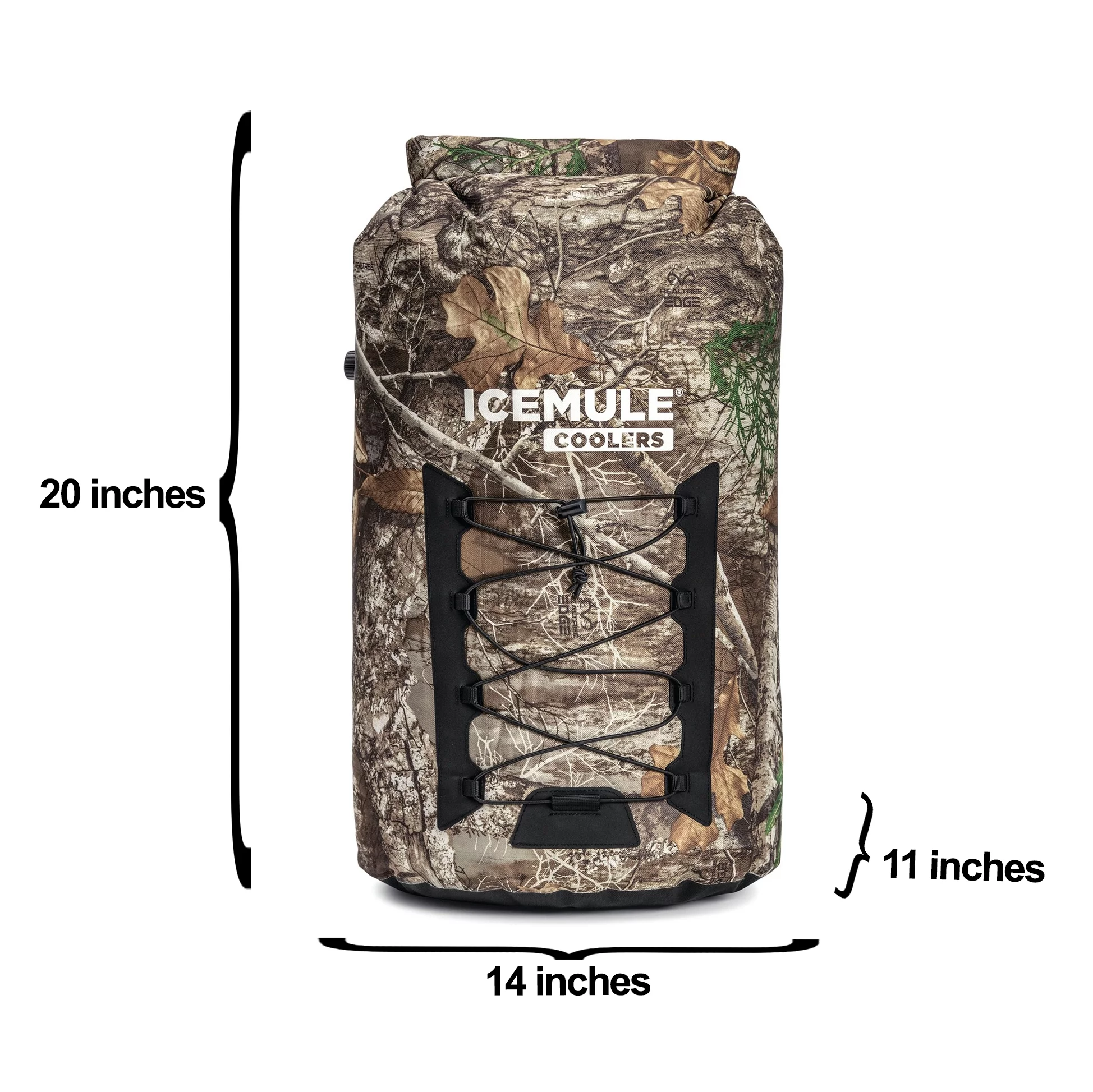 IceMule Pro XLarge 33 Liter 24 Can Soft Insulated Waterproof Backpack Cooler Bag