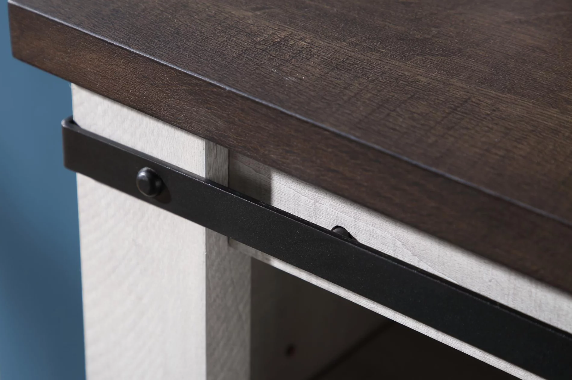 Bestliving Farmhouse Barn Door TV Stand for TVs up to 60