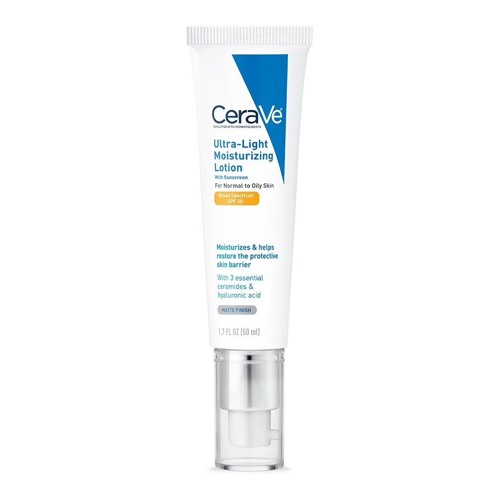 CeraVe Ultra-Light Face Lotion SPF 30 Moisturizer with Sunscreen
