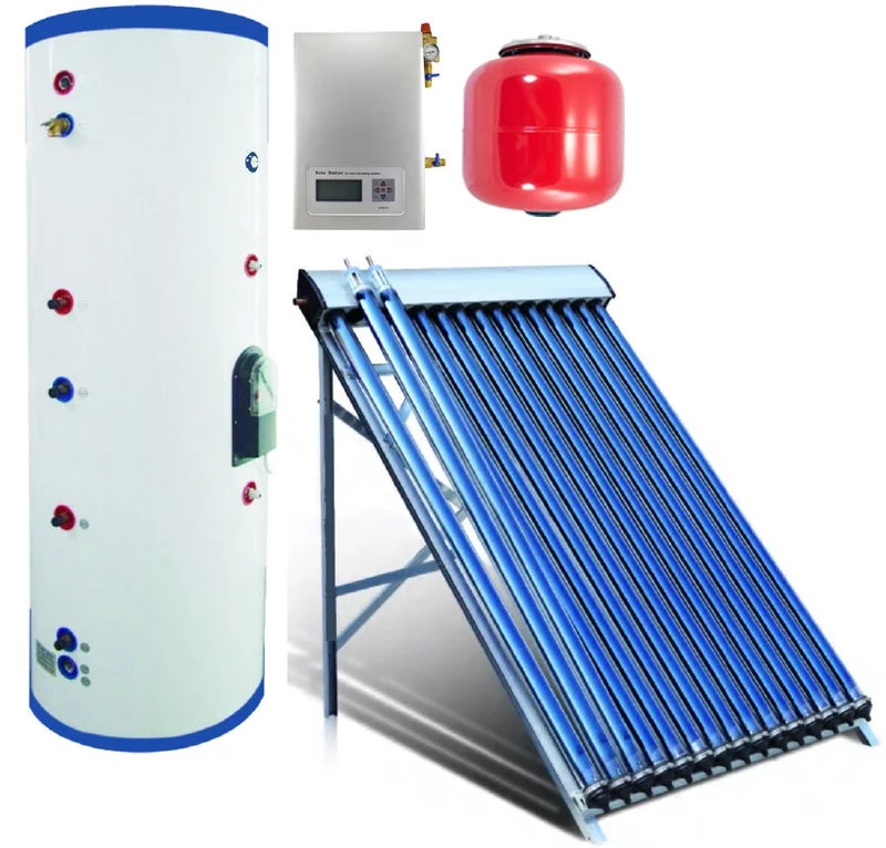 200 Liter Duda Solar Water Heater Active Split System Dual Coil Tank Evacuated Vacuum Tubes Hot SRCC Certified
