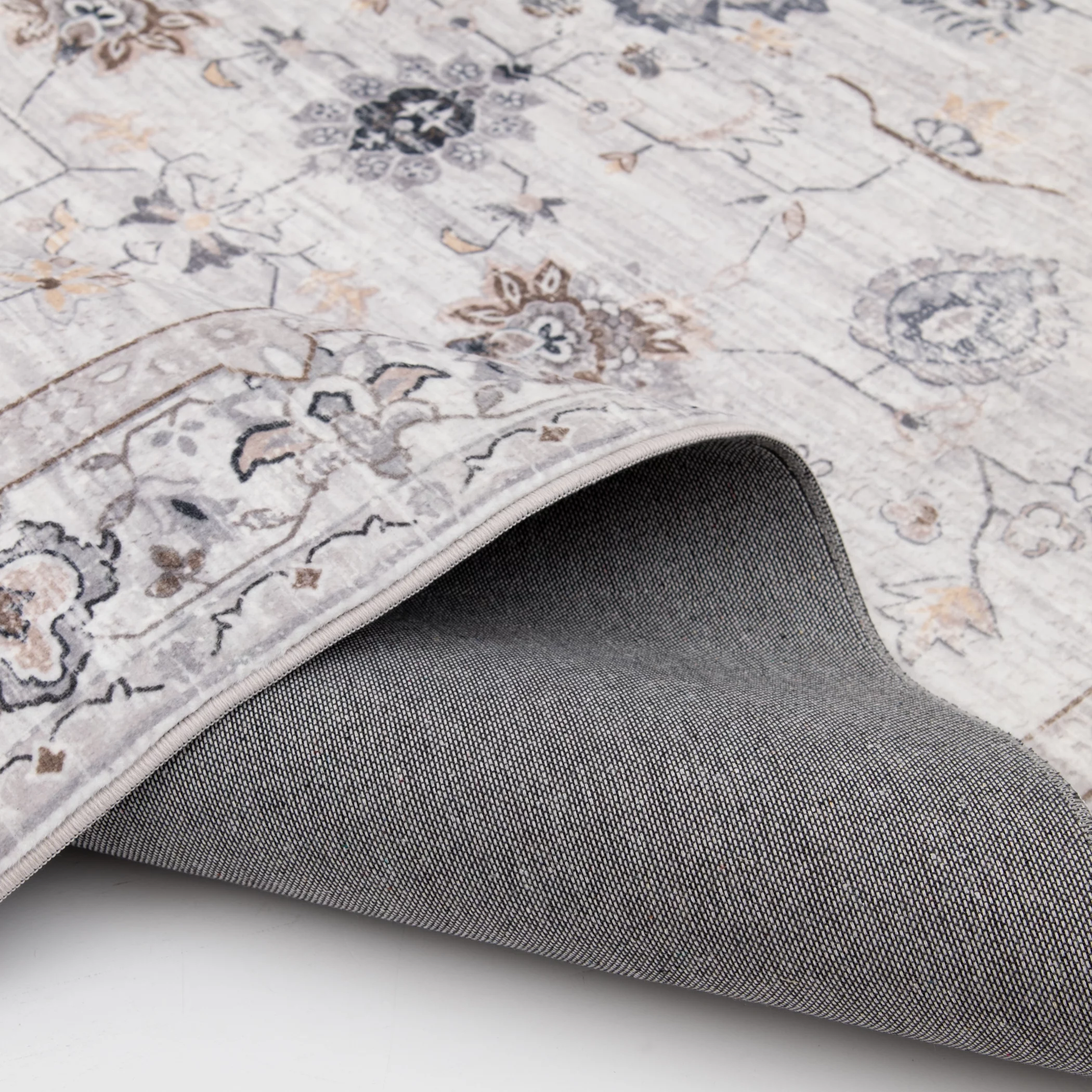 Better Homes & Gardens Persian Faux Fur Indoor Area Rug, Multi, 5'x7'