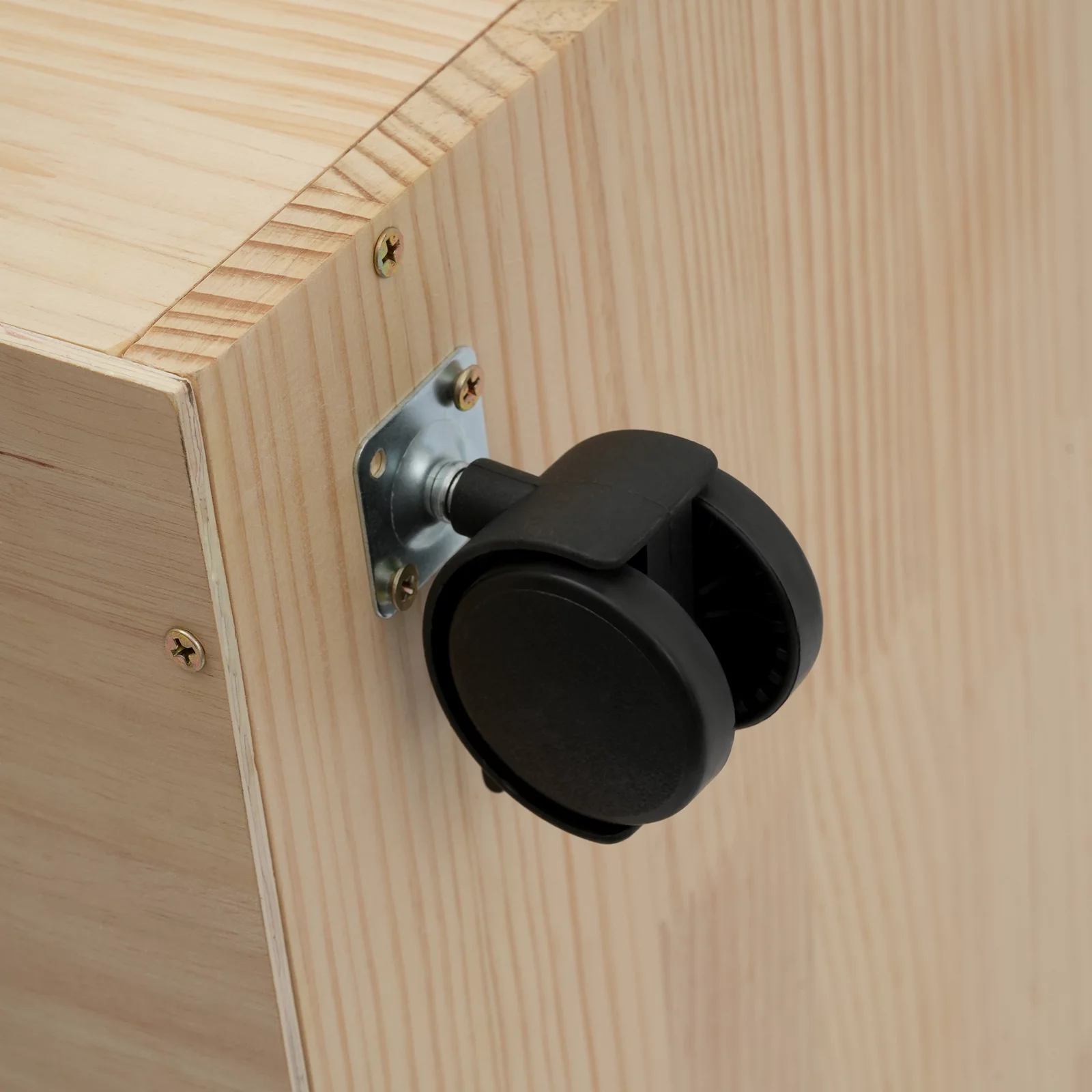 Miumaeov Large Wooden Cat House for Outdoor and Indoor Cats,Luxury Multi-Feature Cat Condo with Cat Scratching Posts Oversized Cat Villa on Wheels (23.62*23.62*47.24 inch)