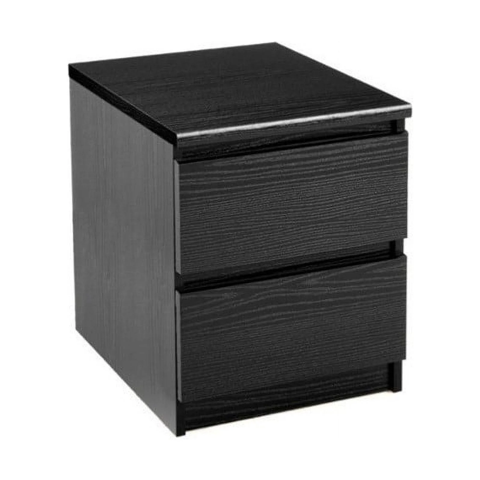 Scottsdale 3 Piece Set Nightstand and Dressers in Black Woodgrain