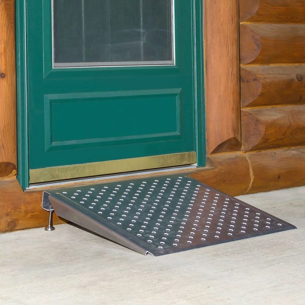Silver Spring 6in High Aluminum Adjustable Threshold Ramp - 36in L x 36in W