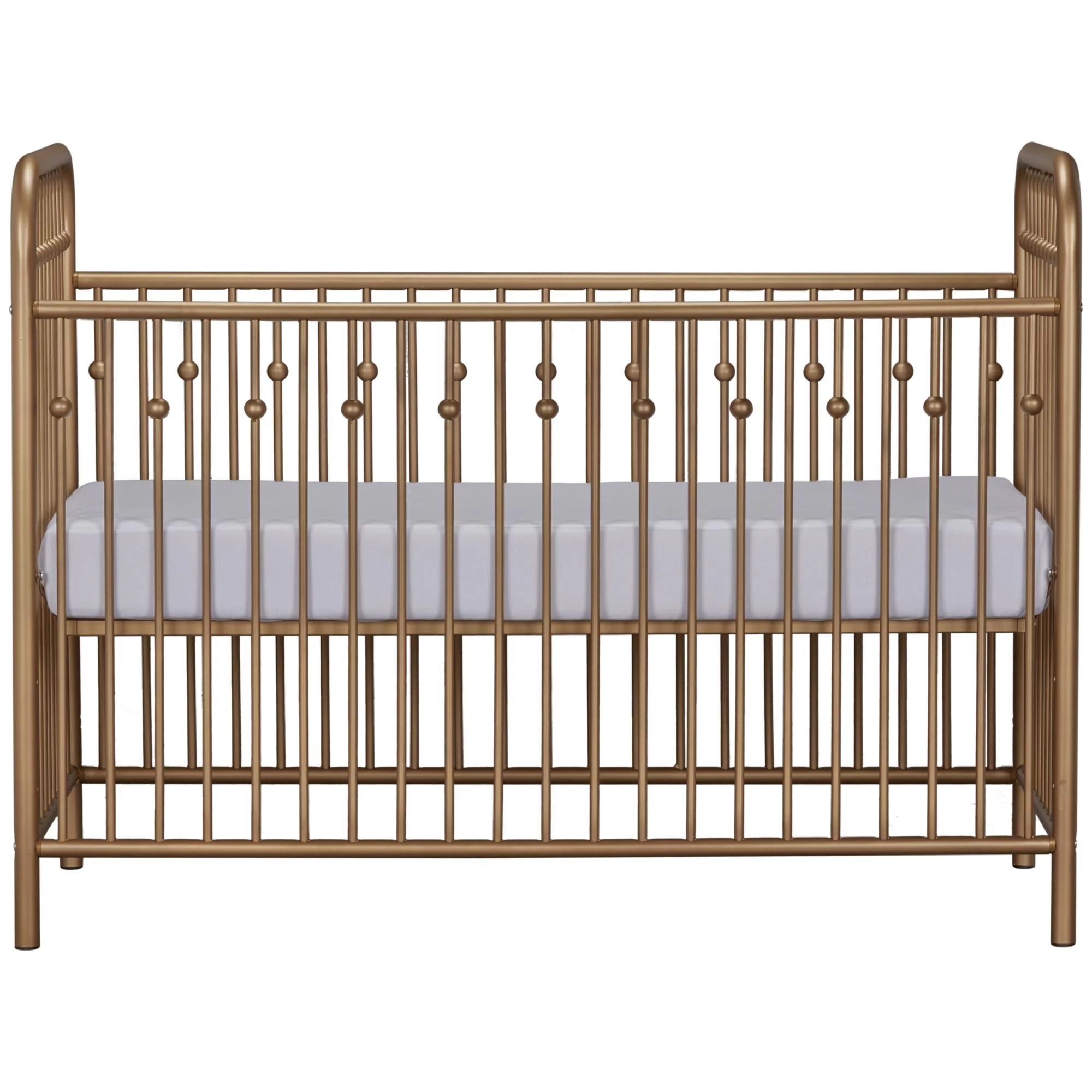 Little Seeds Monarch Hill Ivy Gold Metal Baby Crib