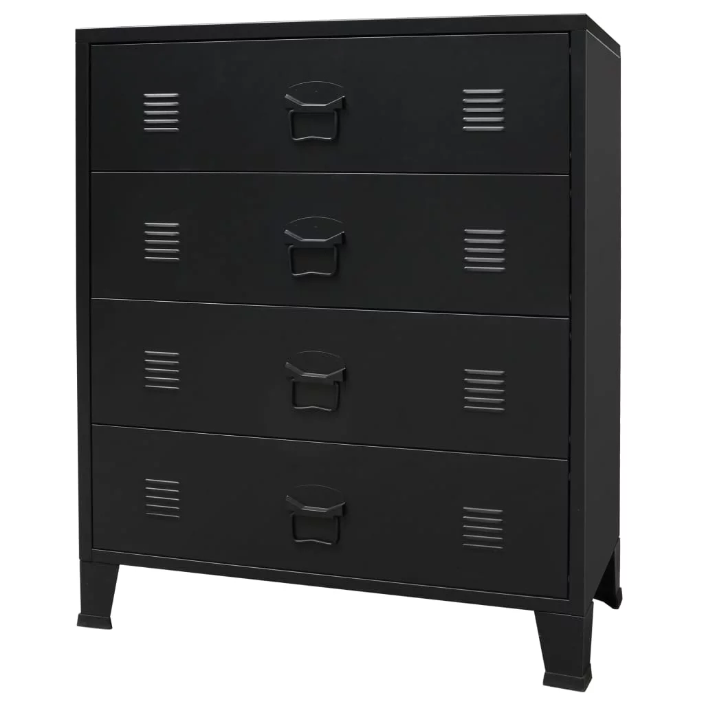 MABOTO Chest of Drawers Metal Industrial Style 30.7