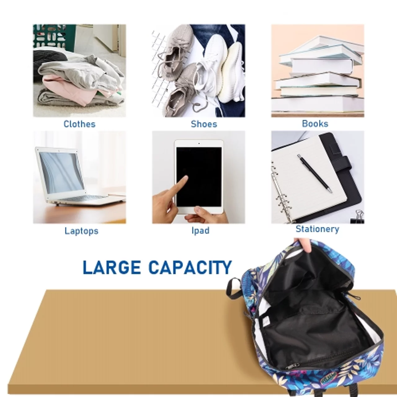 40L Waterproof Lightweight Packable Hiking Camping Laptop Backpack Travel Daypack for Men Women