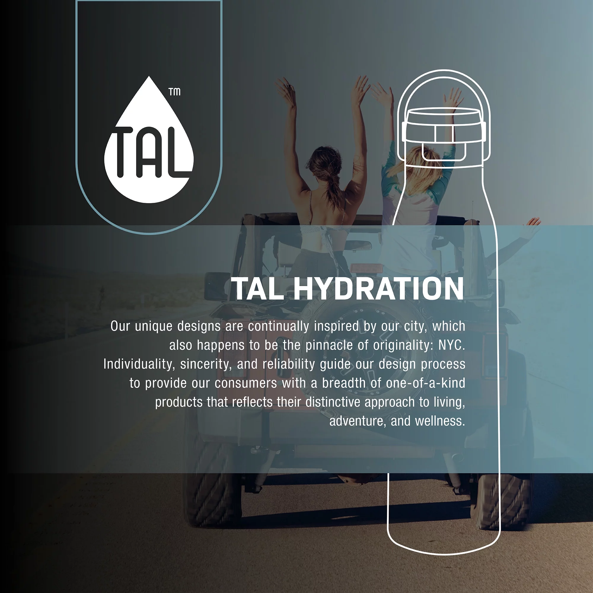 TAL Stainless Steel Jolt Water Bottle 32 fl oz, Pink