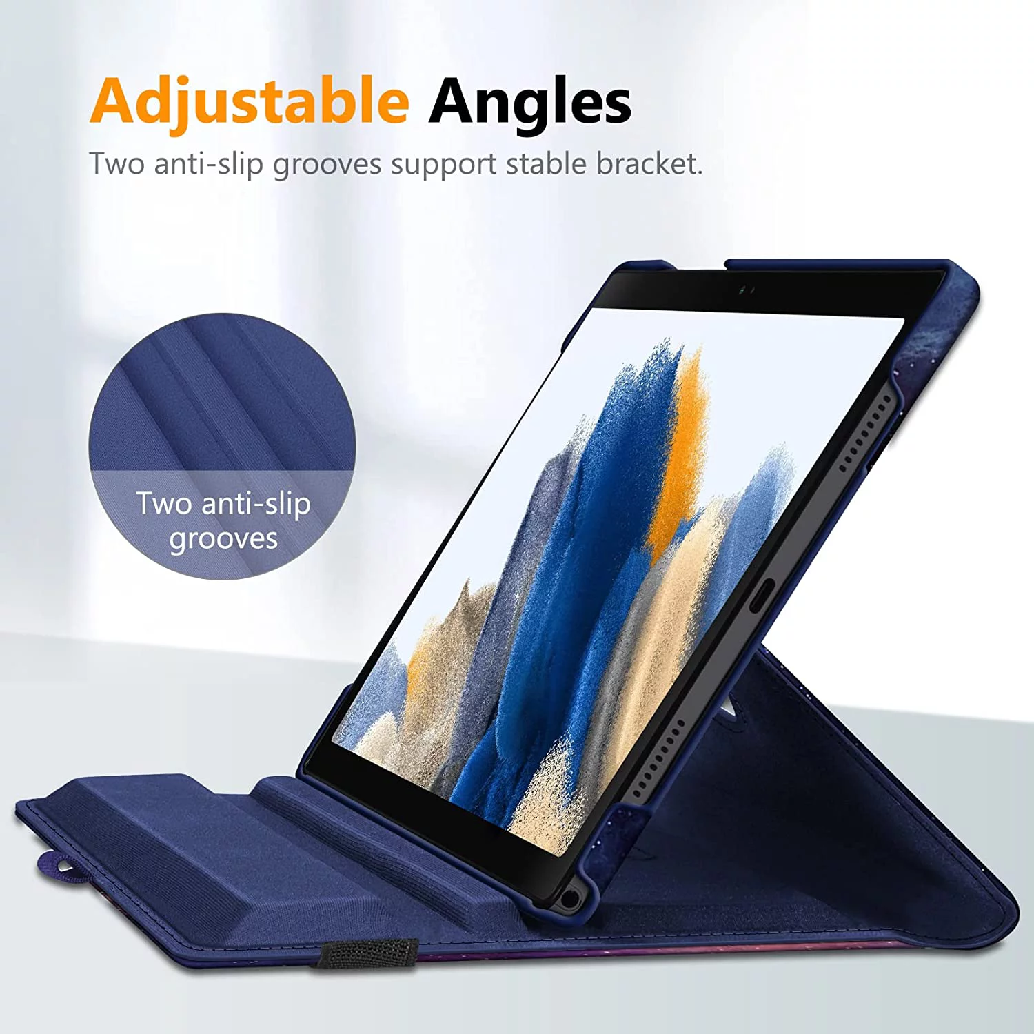 Fintie Rotating Case for Samsung Galaxy Tab A8 10.5 inch 2022 Tabelt Model SM-X200/X205/X207,360 Degree Swivel Stand Protective Cover with Auto Sleep/Wake, Galaxy