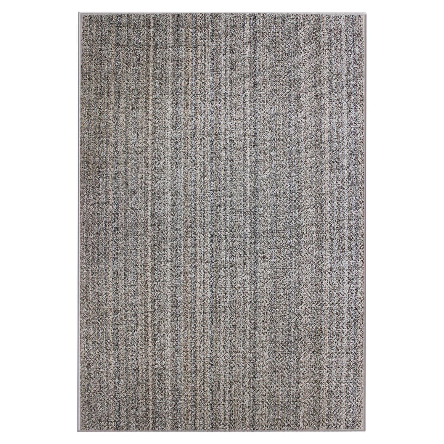 5'x7' Boho Striped Multicolor Area Rugs Made for 100% Recycled Polyester Carpet Fibers.Berber Loop Style Soft Fiber with 1/4 Inch Pile Height