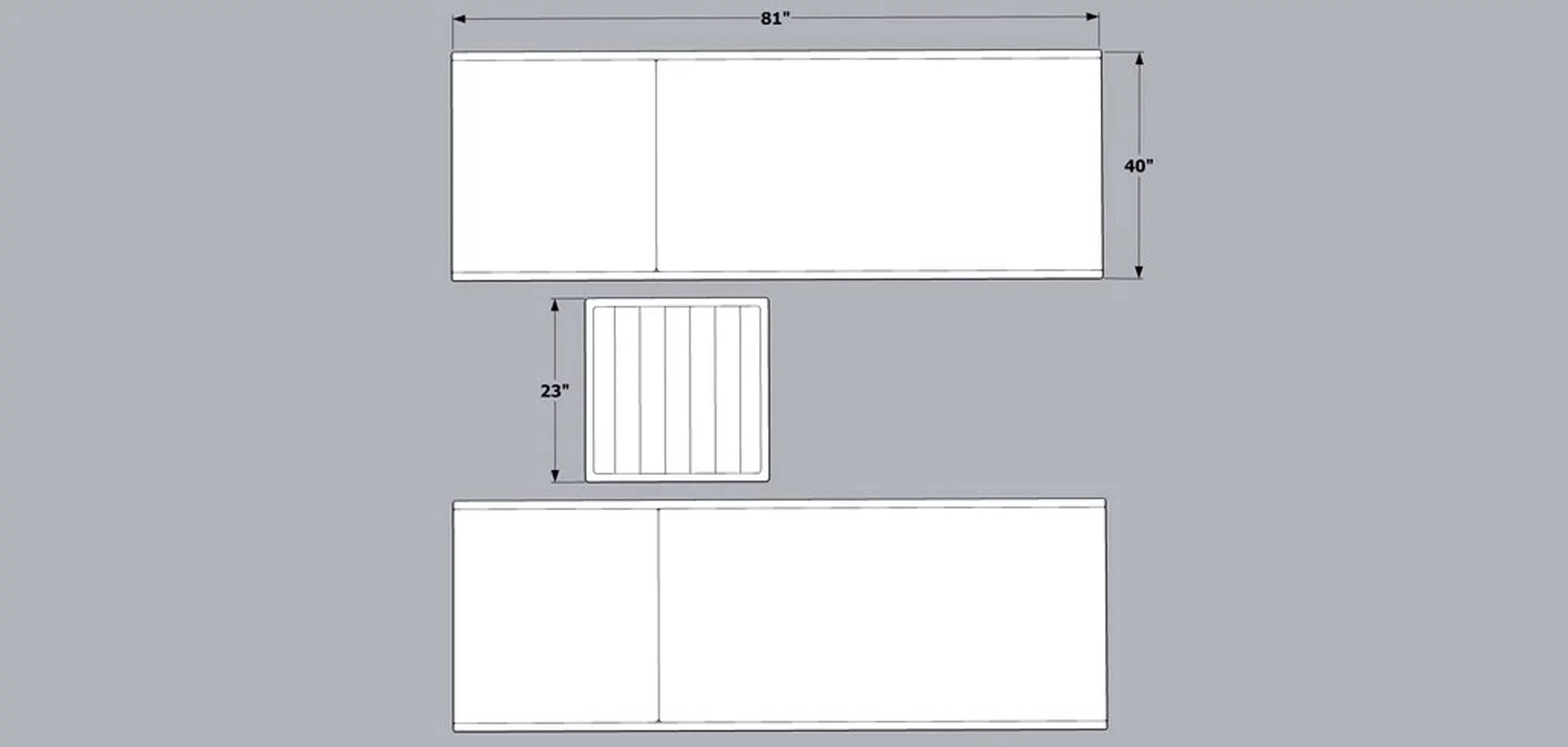 Malmo 3-Piece Resin Wicker Outdoor Patio Furniture Set Two Chaise Lounge Chairs and Side Table (Full-Round Natural Wicker, Sunbrella Canvas Taupe)