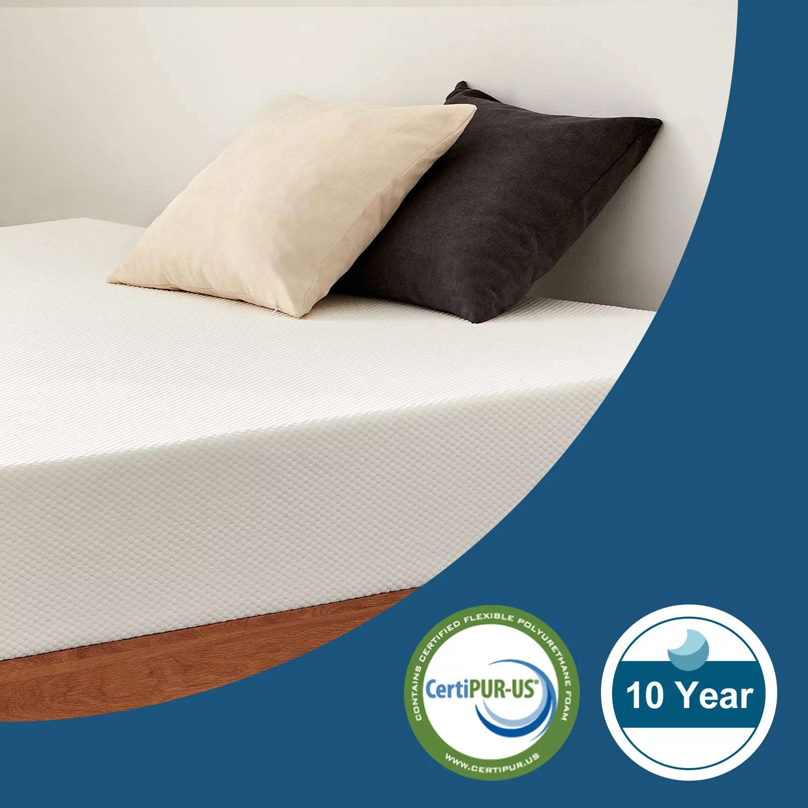 6 inch Narrow Twin Gel Memory Foam Mattress with more Pressure Relief in a box