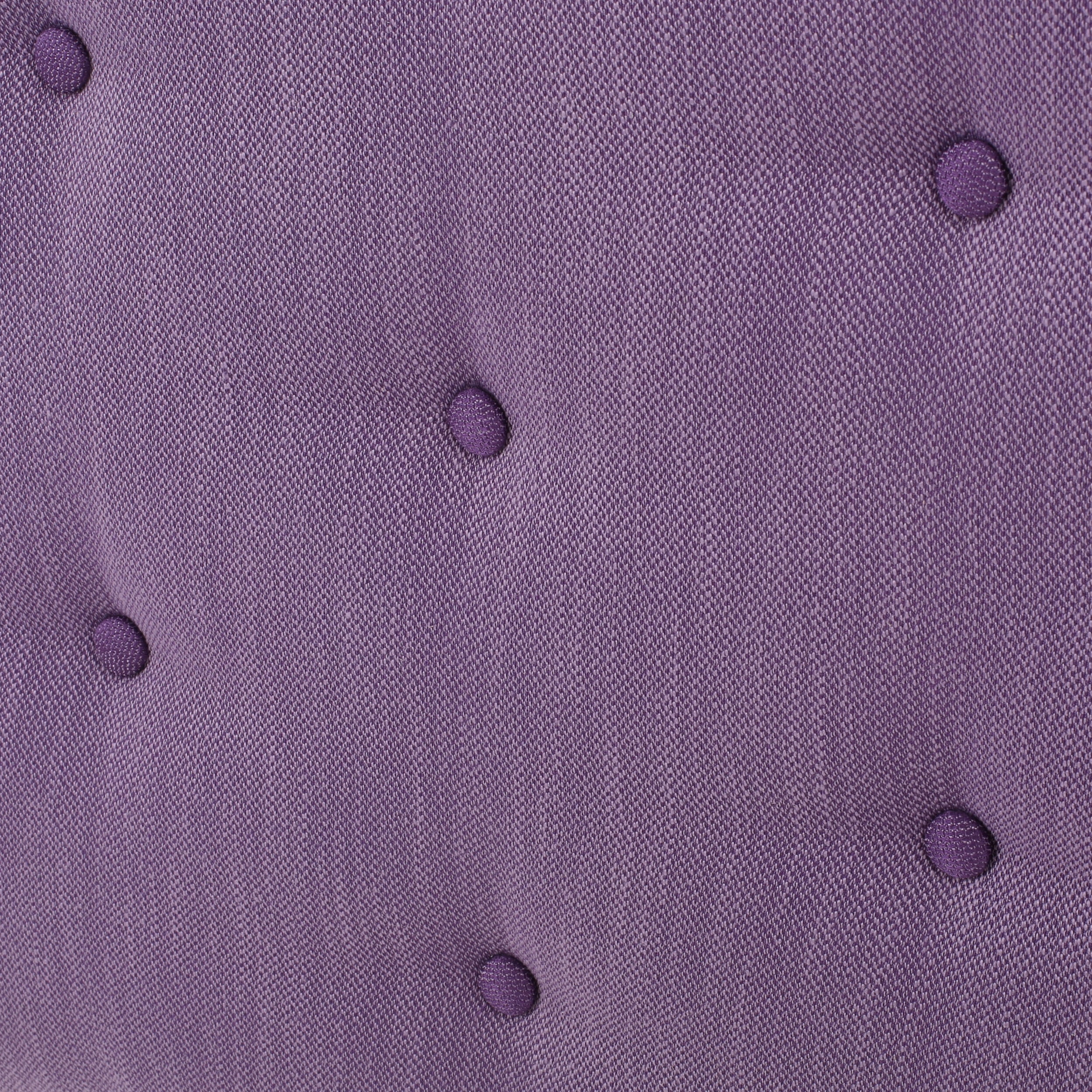 Noble House Kathleen Twin Fabric Tufted Kid's Headboard, Light Purple