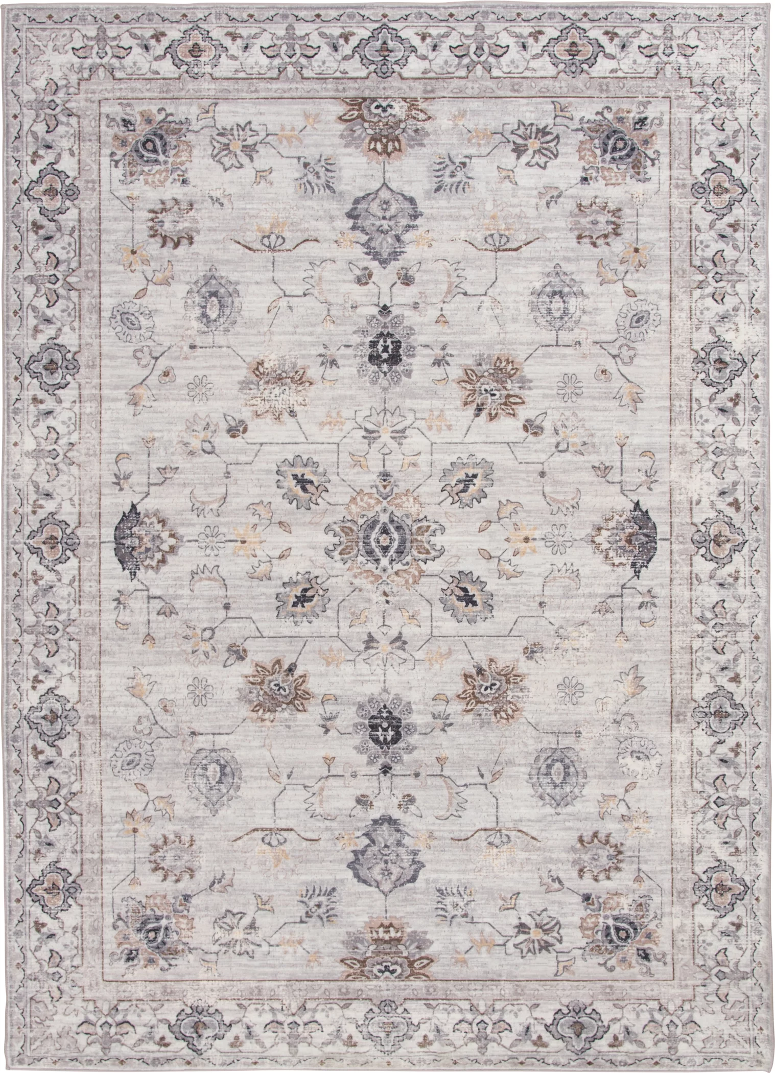 Better Homes & Gardens Persian Faux Fur Indoor Area Rug, Multi, 5'x7'