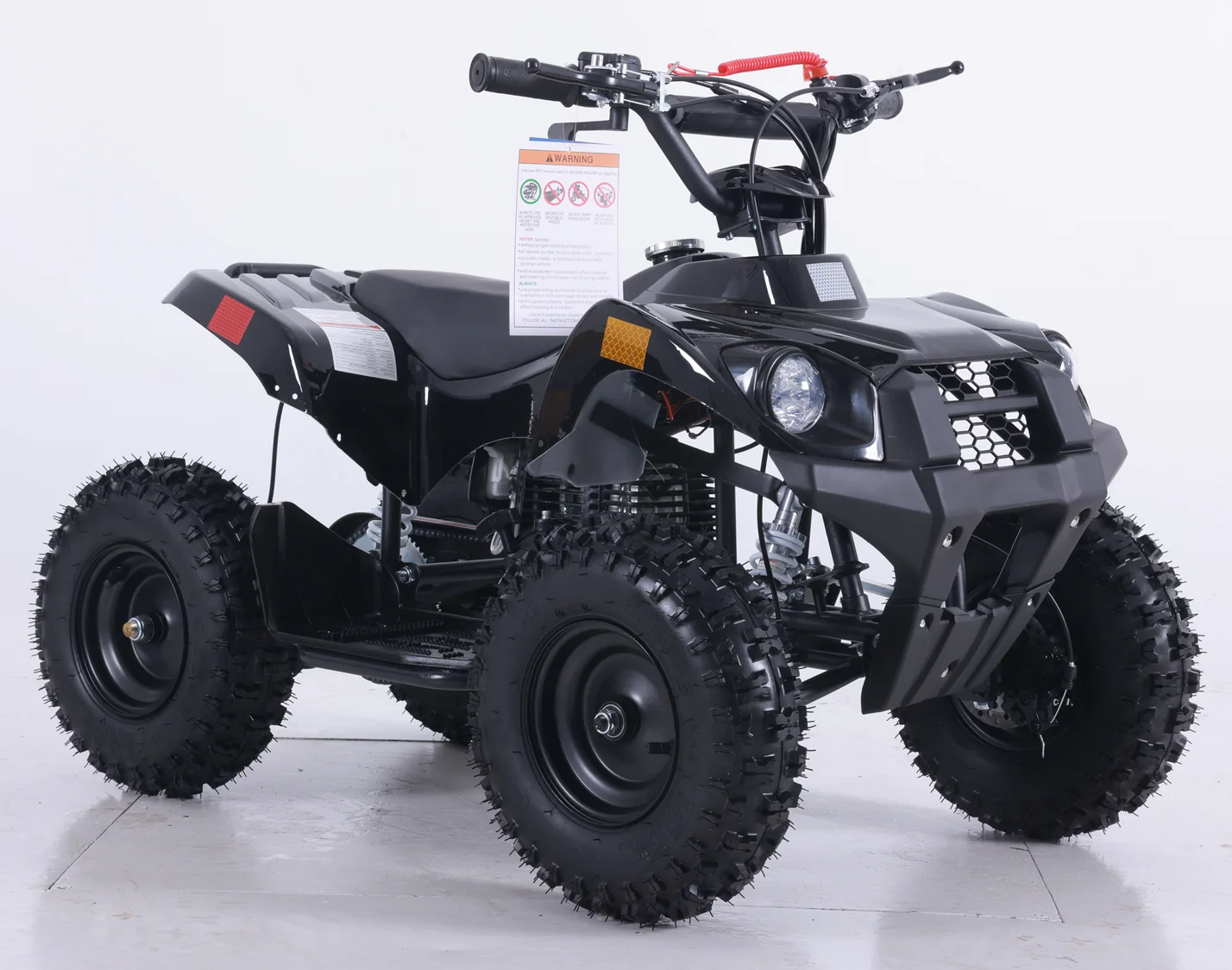 Tao Motor Brand New Mini Tforce 40cc Gas Mini ATV for Kids with Pull Start 4 Stroke Disc Brake 6“ Tires , Black