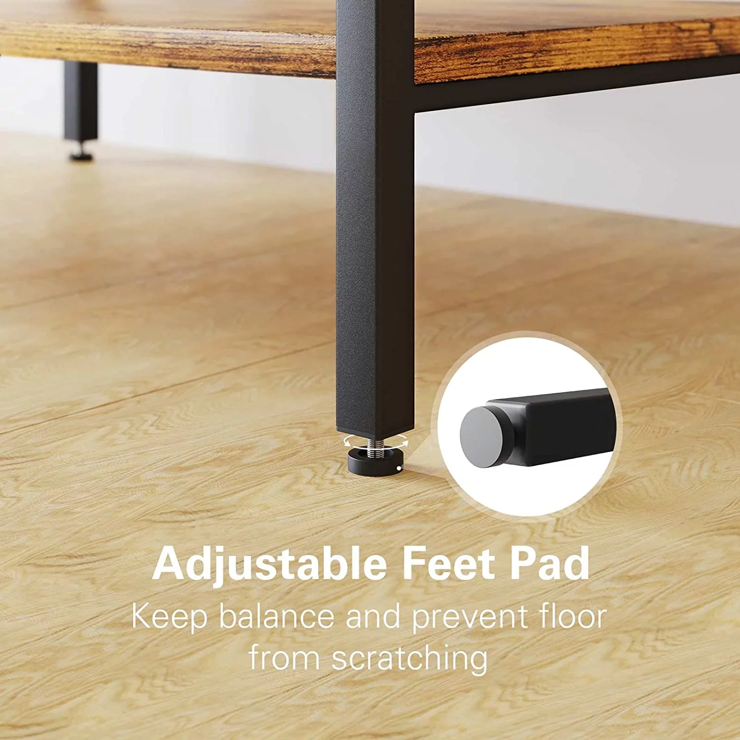 5-Tier for Kitchen with Storage, Industrial Microwave Stand Oven Shelf, Free Standing Kitchen Storage Shelf Rack (23.62 L x 15.75 W x 60.24 H, Black)