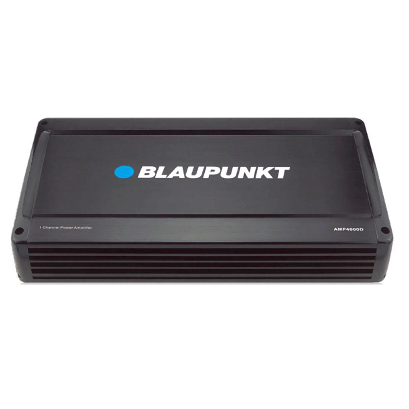 Blaupunkt AMP4000D 4000W Max 1-CH Monoblock Class D Stereo Car Audio Amplifier Bundle