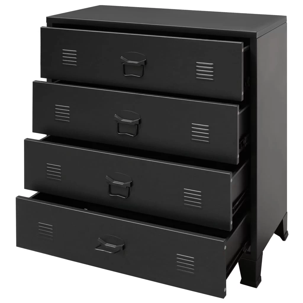 MABOTO Chest of Drawers Metal Industrial Style 30.7