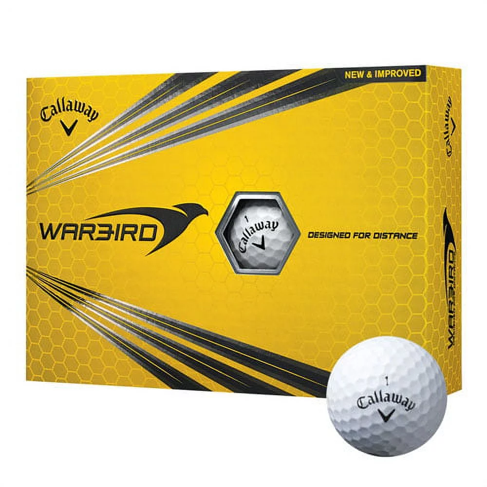 Callaway Warbird Golf Balls, 12 Pack, White