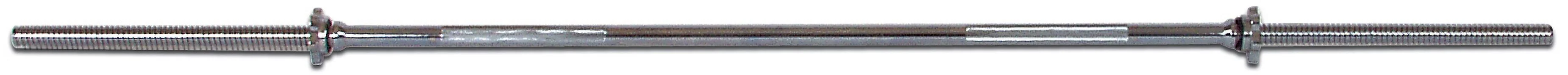 YORK Chrome Spin-Lock Weight Bar With Spin-Lock Collars