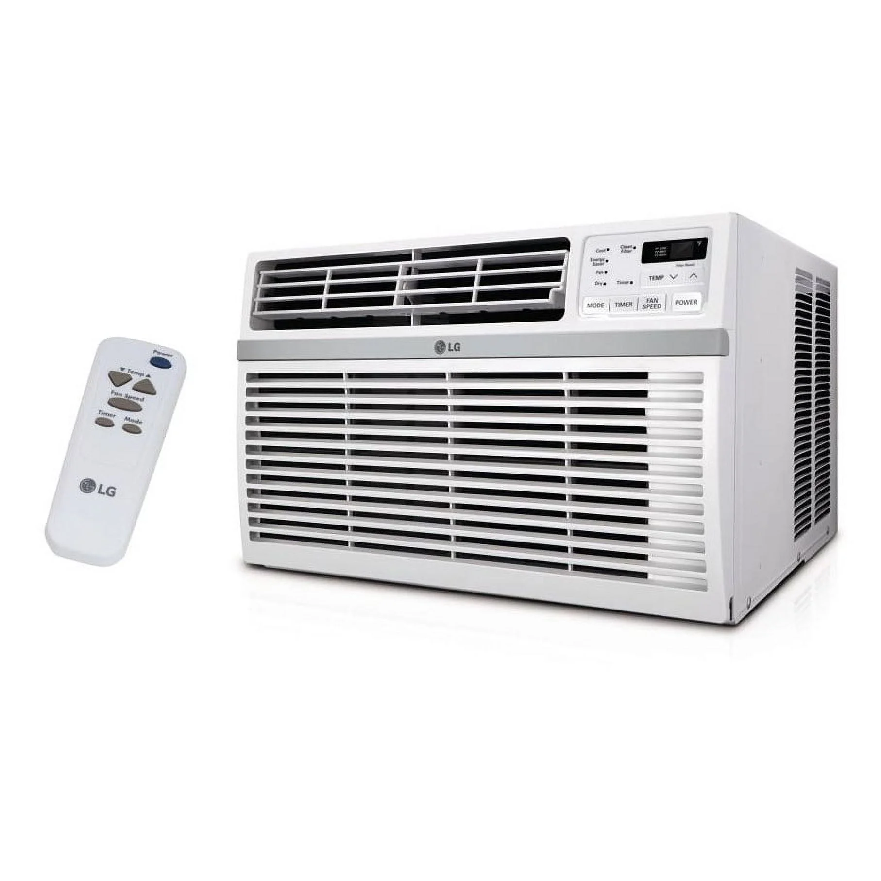 LG 10,000 BTU Window Air Conditioner, Cools 450 Sq.Ft. (18' x 25' Room Size), Quiet Operation, Electronic Control with Remote, 3 Cooling & Fan Speeds, Auto Restart, 115V