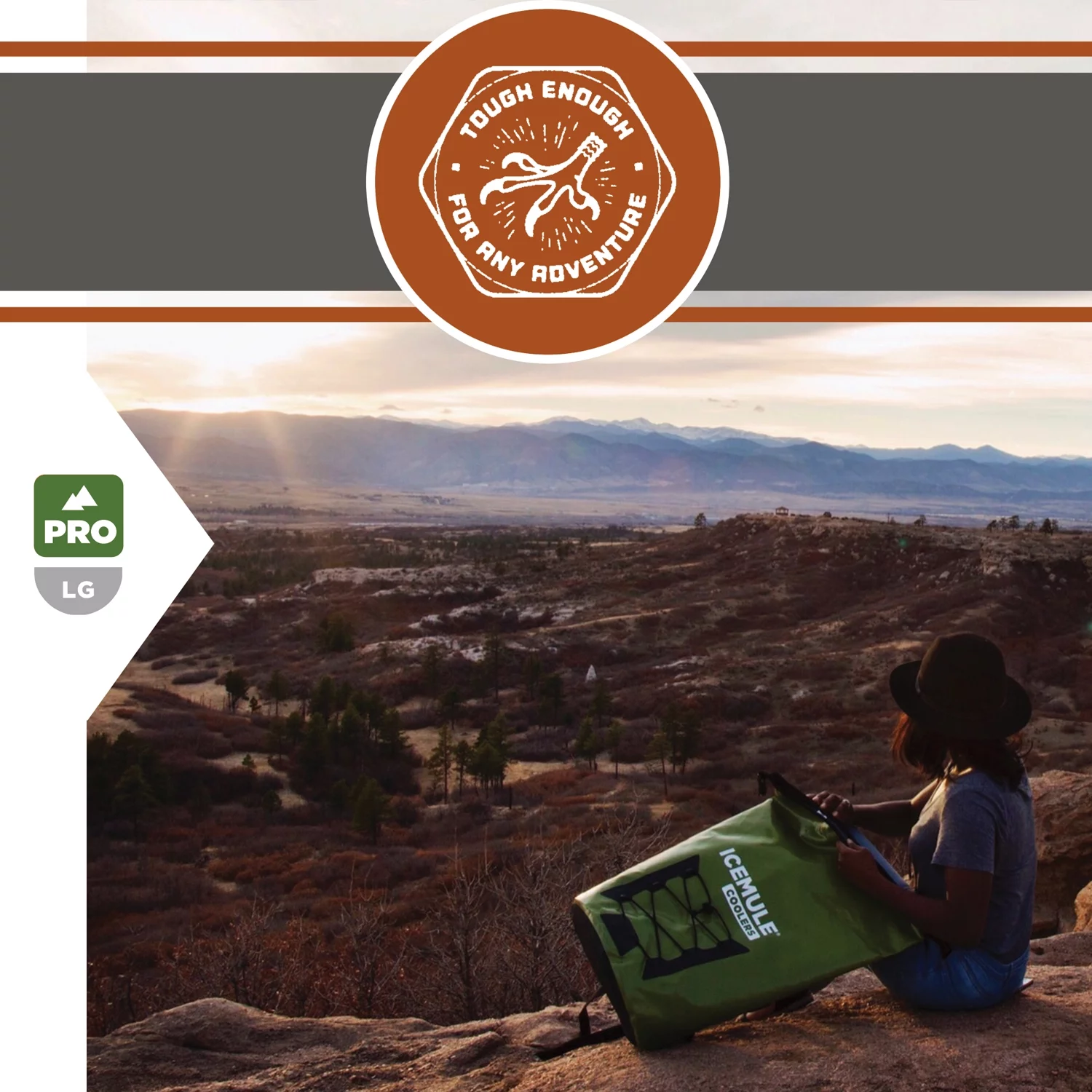 IceMule Pro XLarge 33 Liter 24 Can Soft Insulated Waterproof Backpack Cooler Bag