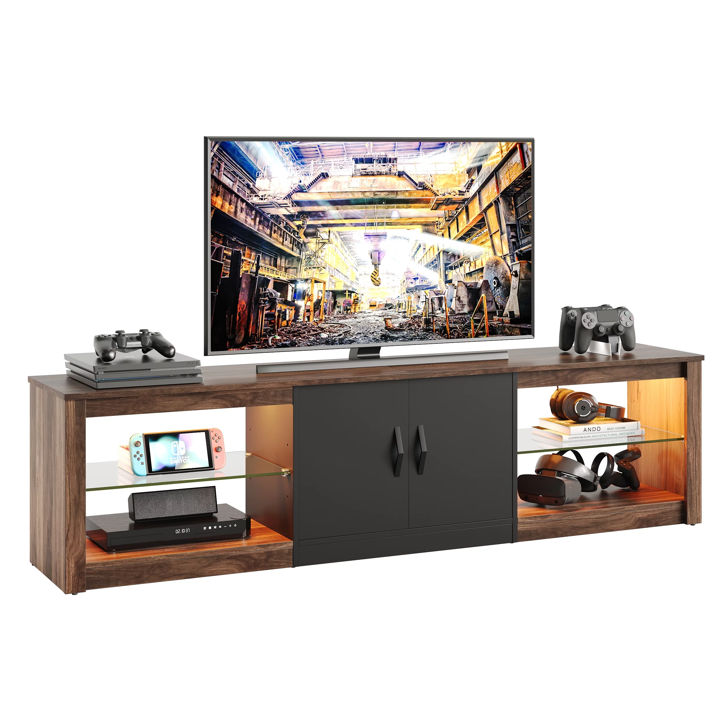 Bestier Modern TV Stand for TVs up to 75