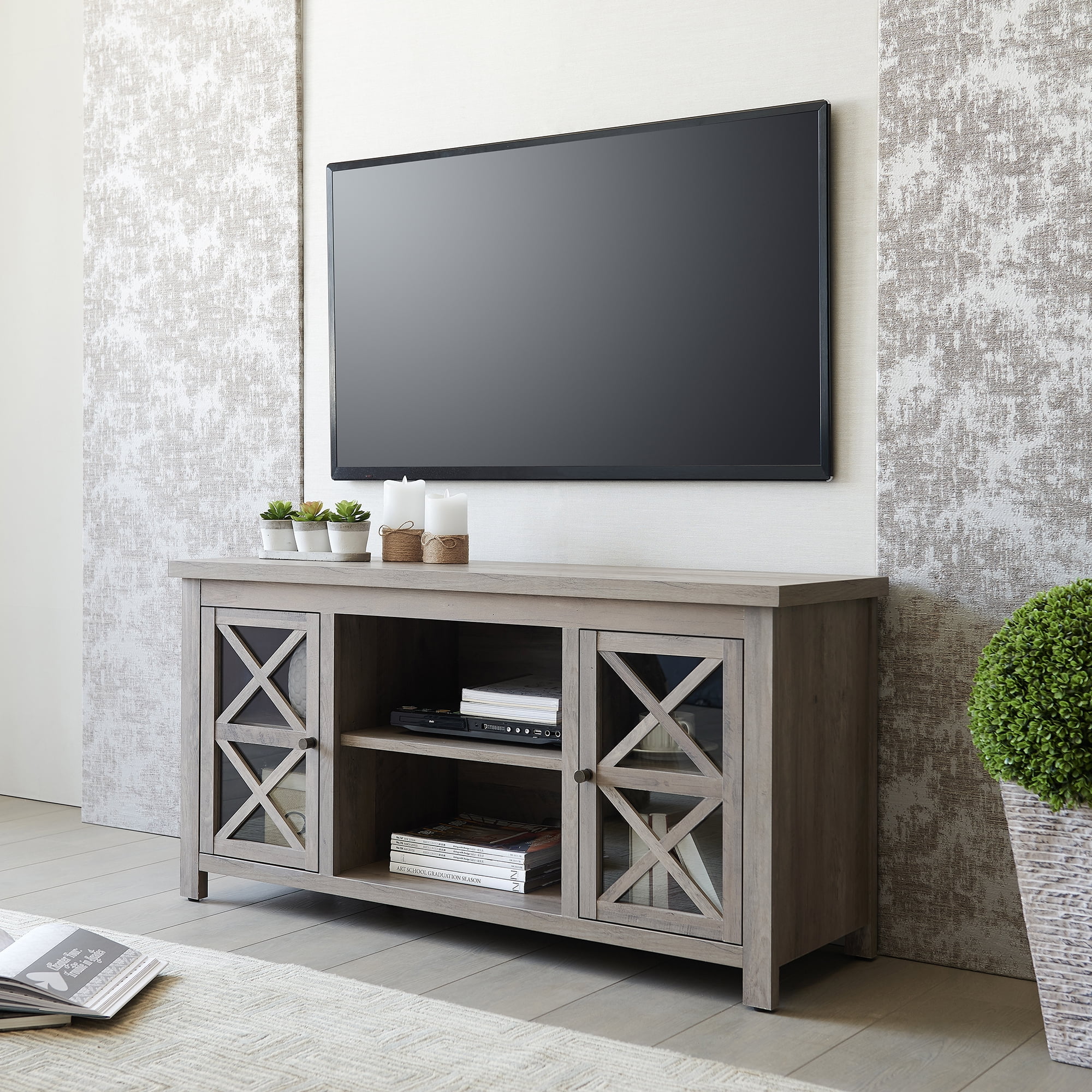 Evelyn&Zoe Colton Rectangular TV Stand for TV's up to 55