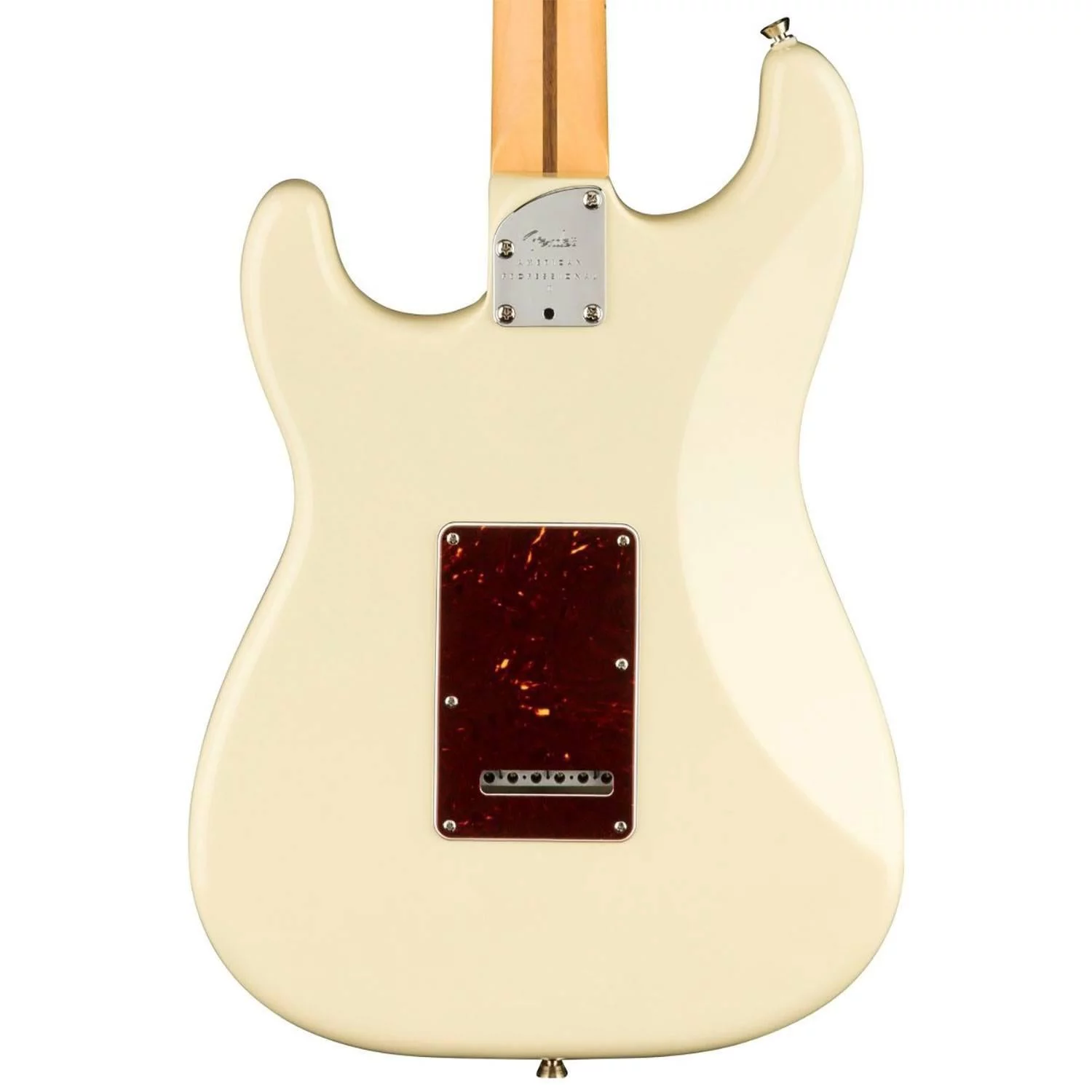 Fender American Professional II Stratocaster Electric Guitar (Olympic White, Maple Fretboard)