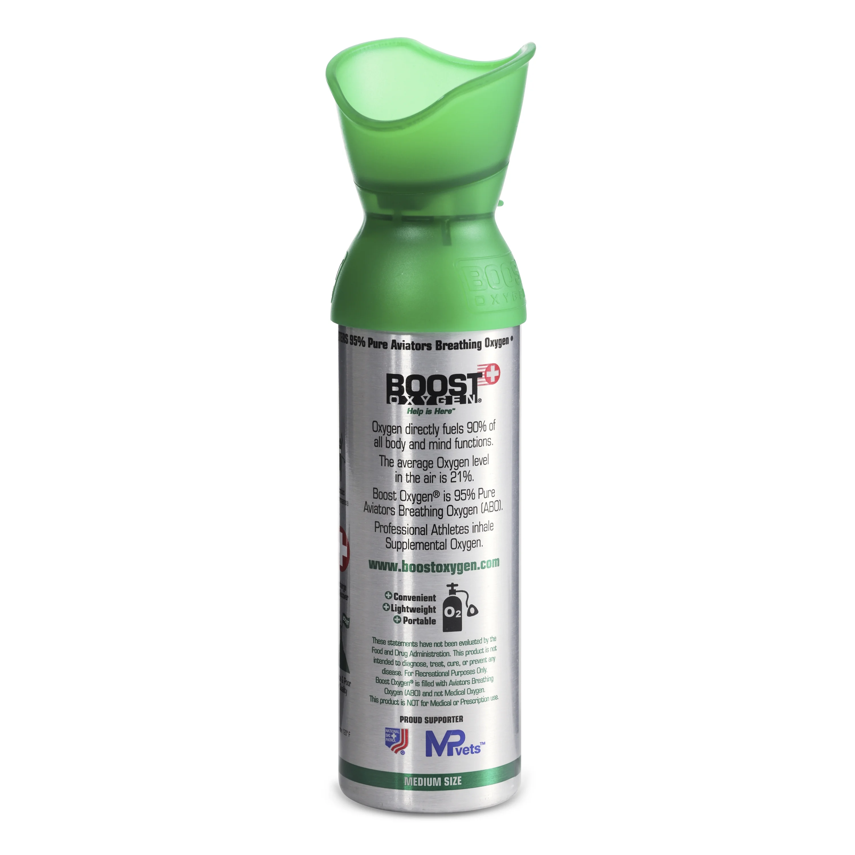 Boost Oxygen 5L Can Oxygen Bottle, Natural (4 Pack) & 3L Bottle, Peppermint