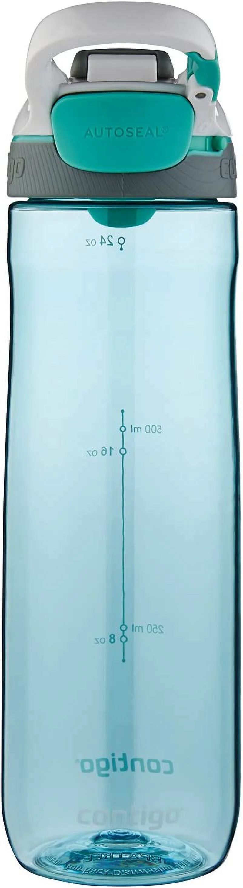 Contigo Autoseal Cortland Water Bottle, 24 Oz, Greyed Jade 24oz Grayed Jade Water Bottle