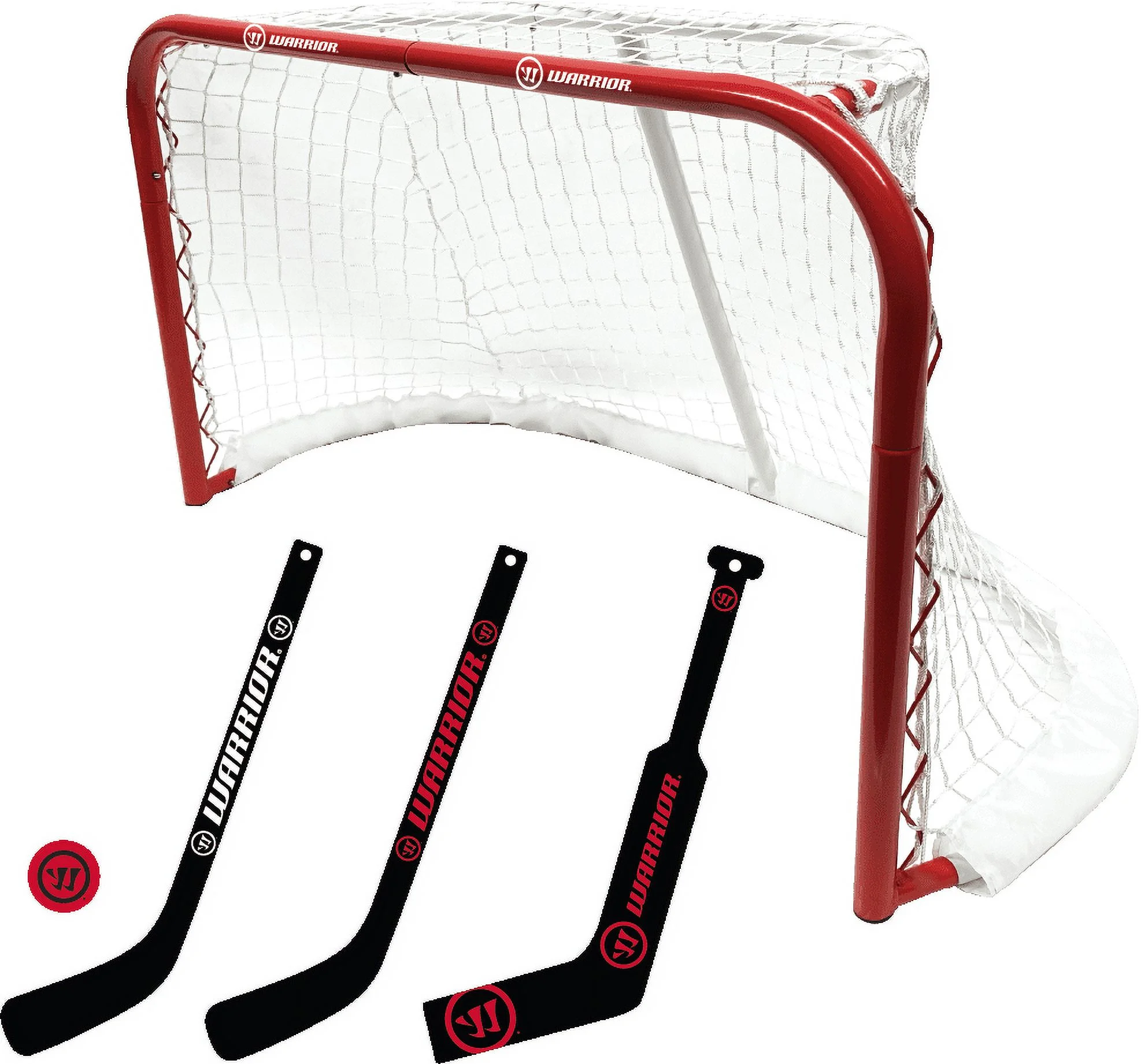 Warrior Pro Mini Metal Hockey Goal Combo Set - 30