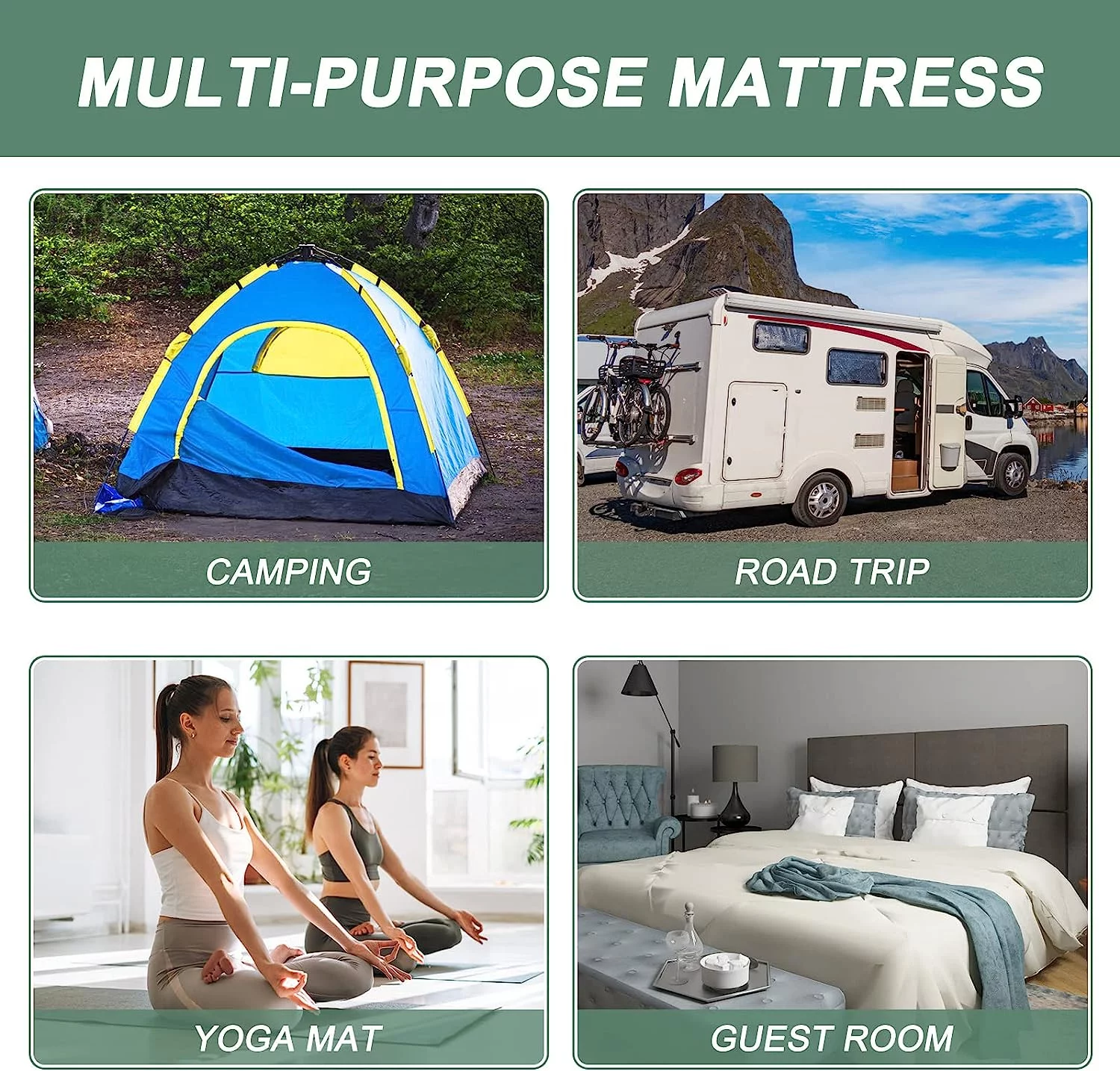 Slsy Japanese Floor Mattress Futon Mattress, Foldable Mattress, Roll Up Mattress Sleeping Tatami Mat Floor Lounger Guest Bed,Twin Full Queen