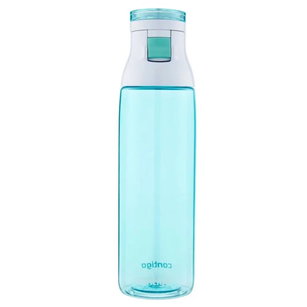Contigo Jackson Water Bottles, 24oz, Vibrant Lilac/Turquoise Gem/Scuba, 3-Pack
