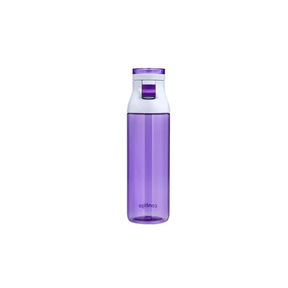 Contigo Jackson Water Bottles, 24oz, Vibrant Lilac/Turquoise Gem/Scuba, 3-Pack