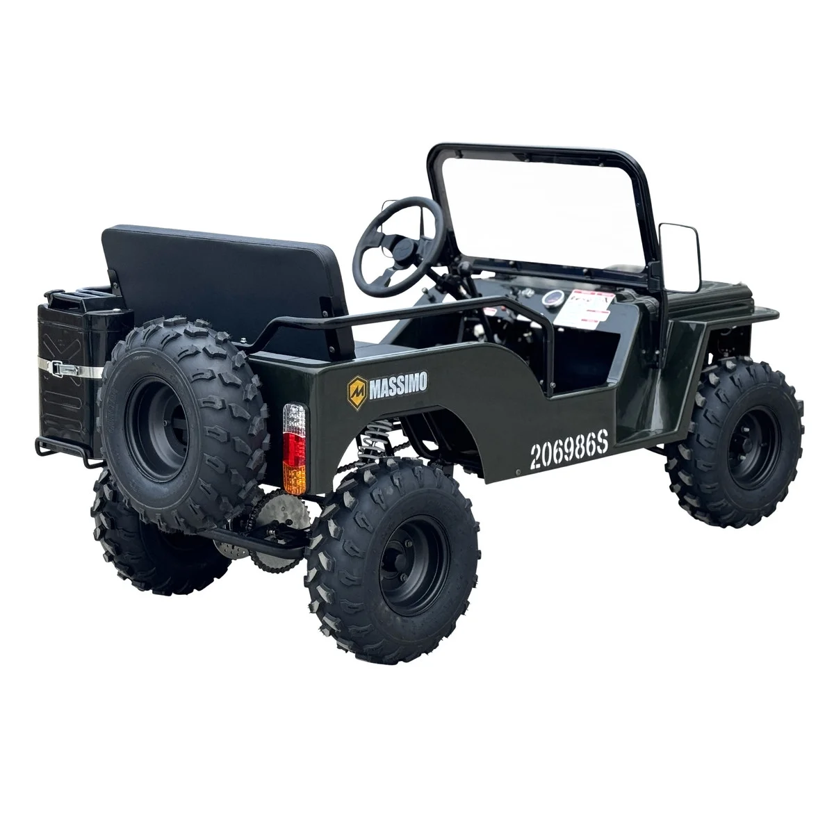 Massimo Mini 125 | 4 Stroke 9HP 2WD (Go Kart) (Green)