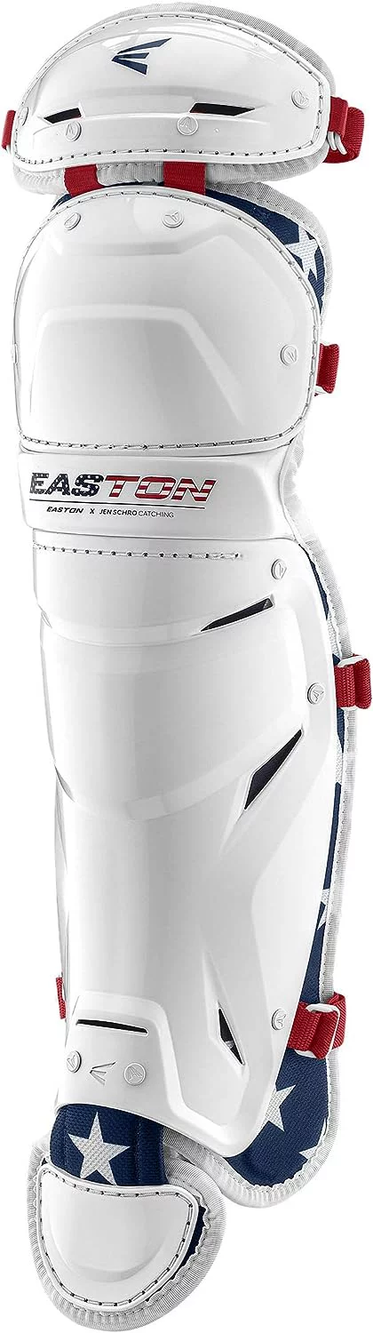 Easton Jen Schro The Very Best Fastpitch Softball Catchers Box Set, Medium, Stars & Stripes
