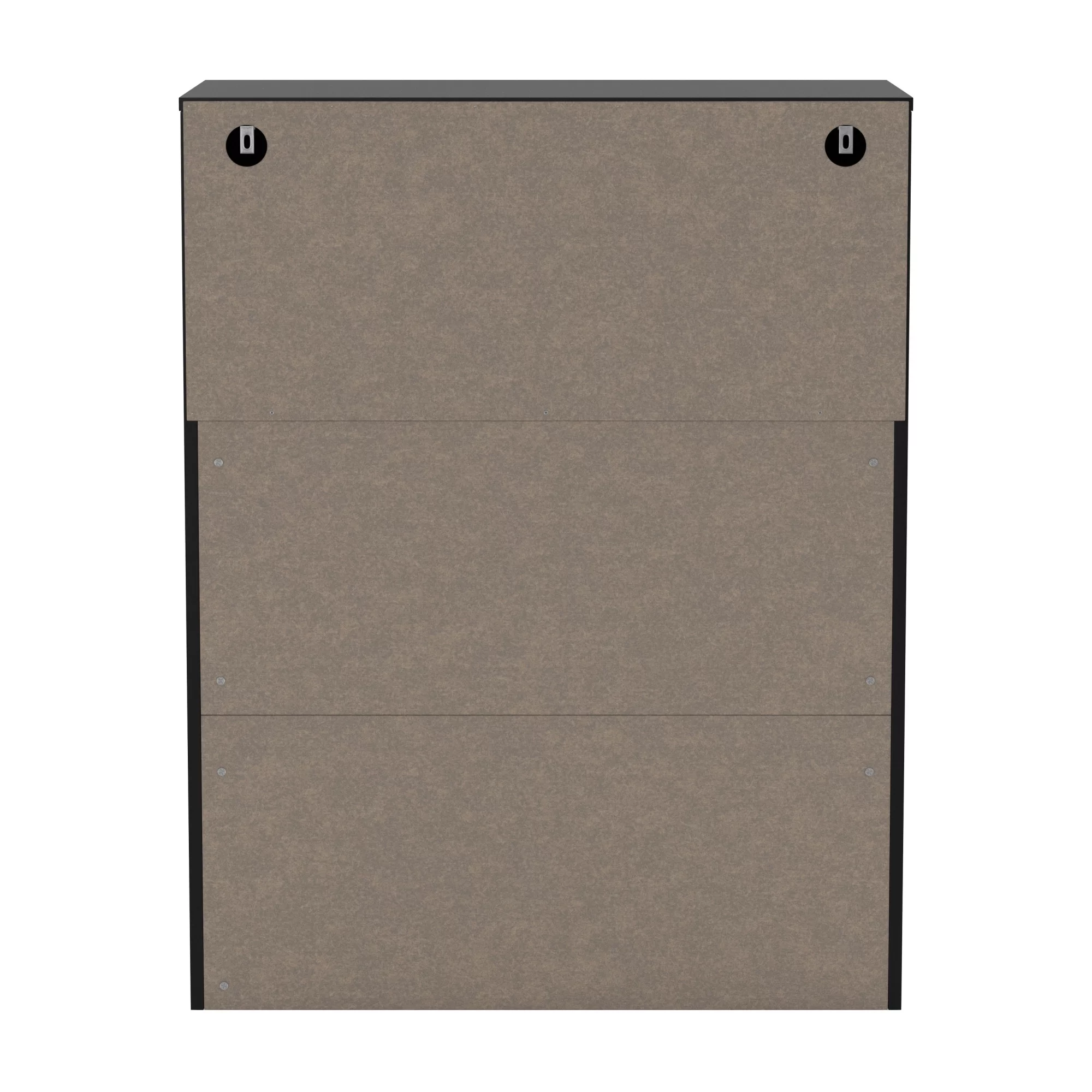 Brindle 4-Drawer Dresser, Black Oak, by Hillsdale Living Essentials