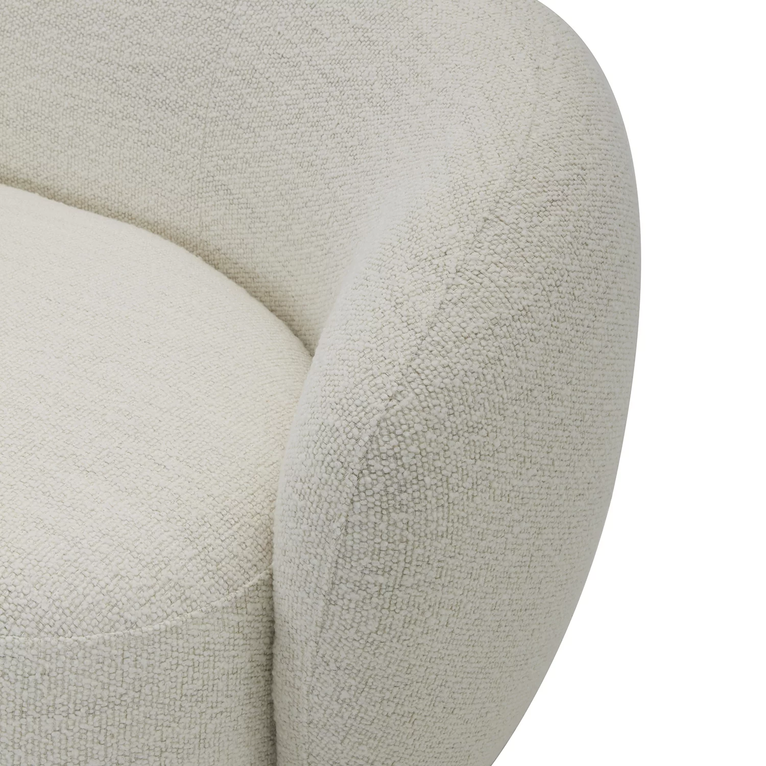 Better Homes & Gardens Juliet Curved Sofa, Ivory
